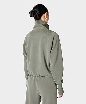 Sweaty Betty Women's Sand Wash Half Zip Sweatshirt Sweatshirt Sweaty Betty Women's Sand Wash Half Zip Sweatshirt Sweatshirt