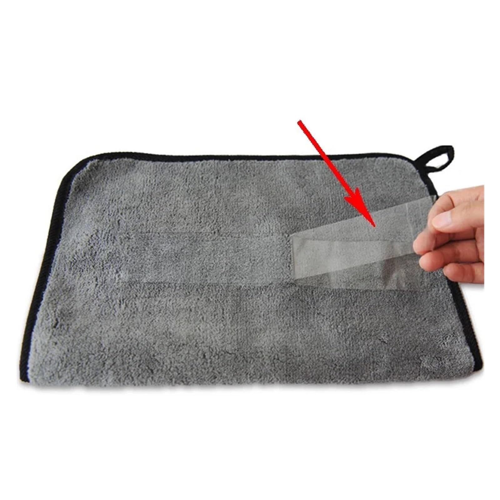 5pcs Microfiber Cleaning Towel Thicken Soft Drying Cloth Car Body Washing Towels Double Layer Clean Rags 30 40 — view 4