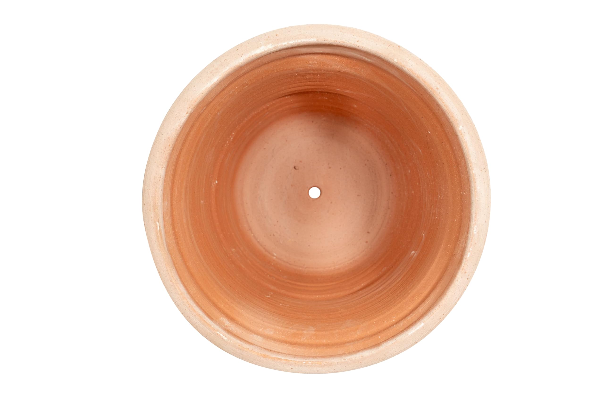 Biscottini Maceta de terracota Toscana 40 x 40 x 30 cm (largo x ancho x alto) – Macetas de terracota grandes para exterior e interior – Maceta de exterior grande, fabricada en Italia
