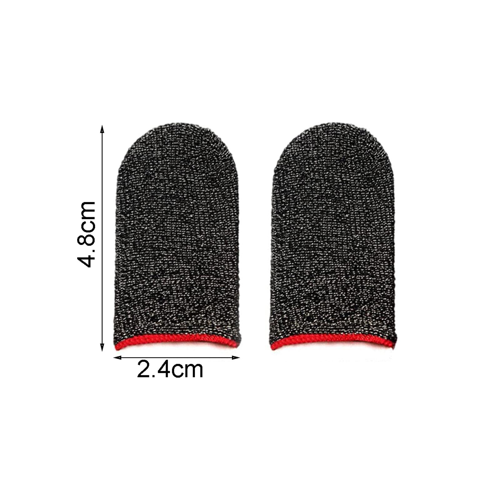 Mobile Game Finger Sleeve [4 Pack], Funda Controller de Dedo de Pantalla Táctil Gaming, Thumb Sleeves para Cualquier Juego y Dispositivo móvil