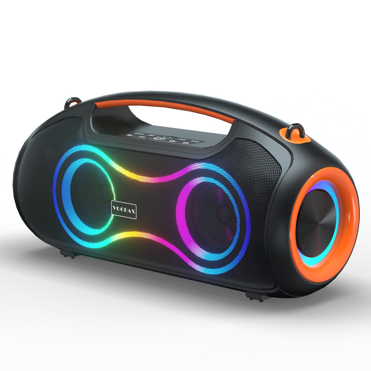 Amazon.com: VUOPAX Portable Bluetooth Speaker Wireless, 180W Max Loud Waterproof Speakers, Bass Boost Boom Box for Party and Outdoor, w/2*Subwoofer, 2*Tweeter, DSP, IP65, 24H, TWS, TF, USB, AUX : Electronics Amazon.com: VUOPAX Portable Bluetooth Speaker Wireless, 180W Max Loud Waterproof Speakers, Bass Boost Boom Box for Party and Outdoor, w/2*Subwoofer, 2*Tweeter, DSP, IP65, 24H, TWS, TF, USB, AUX : Electronics