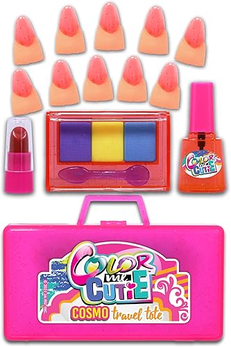 Miniatura 2 de JA-RU Juguete de maquillaje para niñas (6 kits de belleza), paleta de sombras de ojos, lápiz labial de juguete, esmalte de uñas, uñas postizas.