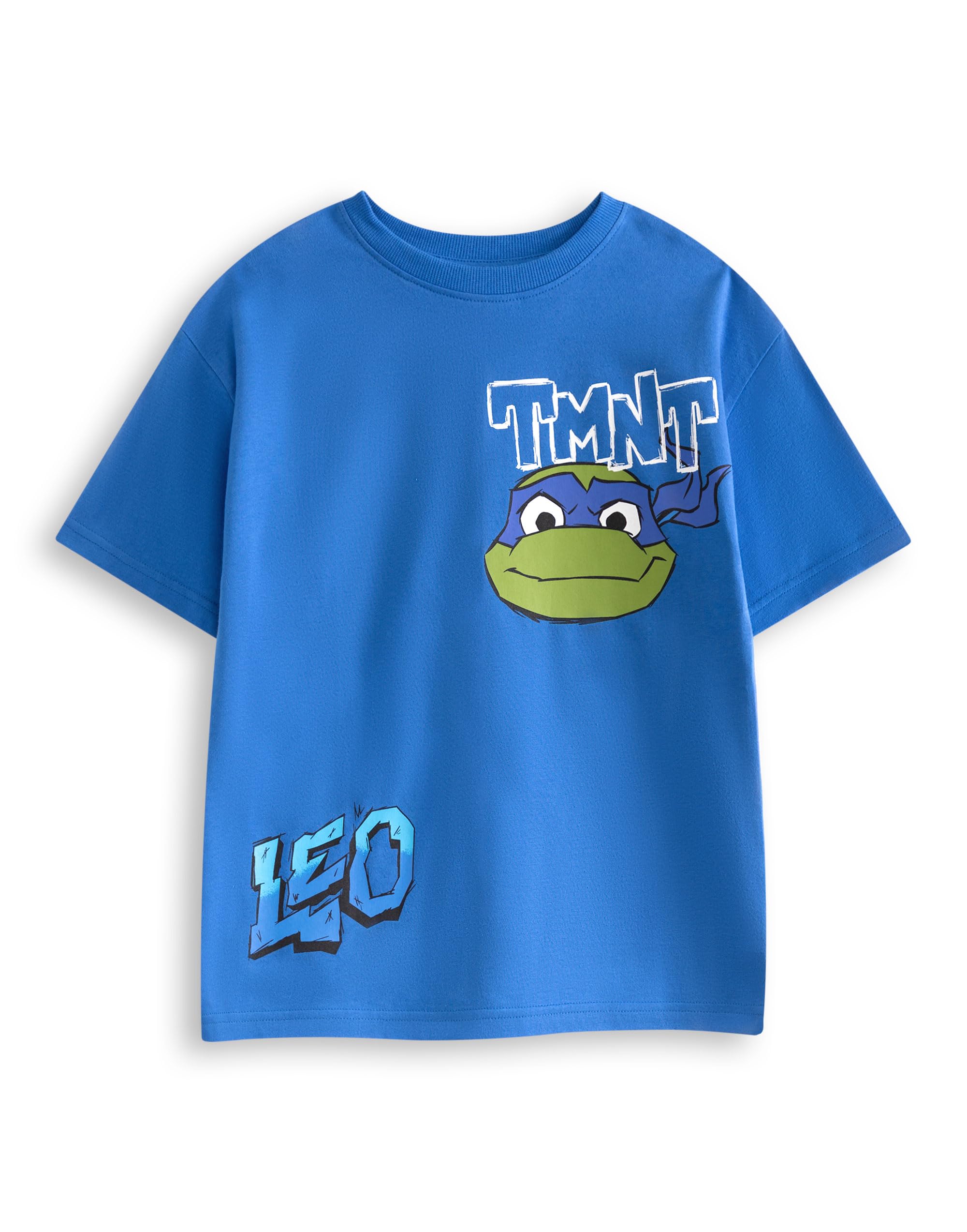 Teenage Mutant Ninja Turtles Boys T-Shirt Blue Size 5-6 Years