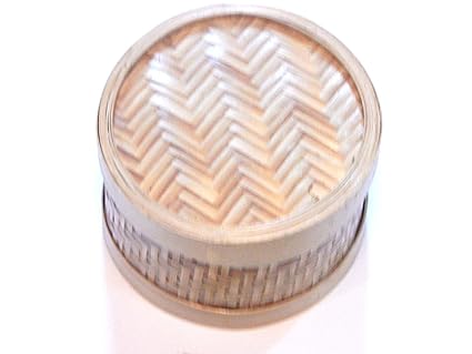 Zoltamulata Environment eco-Friendly Natural Hand Made Cane Box Natural Handicraft Box with 4inch Diameter