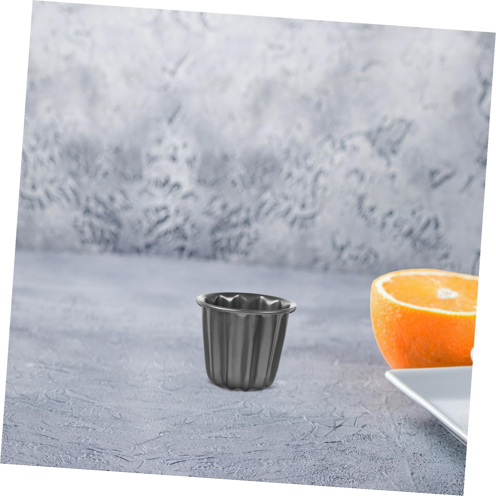 4 Stück Muffin Kuchen Formen aus Kohlenstoffstahl Multifunktionale Backformen mit Glatter Oberfläche für Backliebhaber in Heimischen Küche