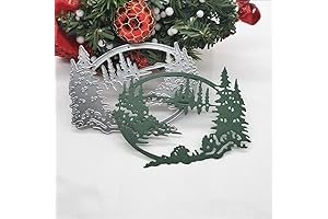 Christmas Forest and Lakes 3D Metal Die Cuts: Elevate Your Card Making with Precision