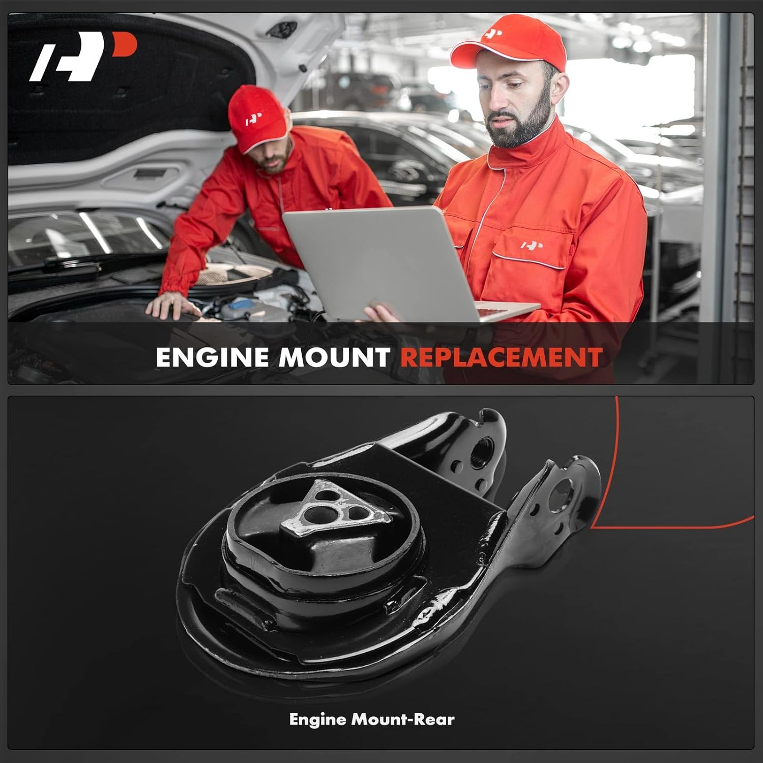 A-Premium Rear Engine Motor Mount Compatible with Mazda 3 2004-2013, 3 Sport 2009-2013, 5 2006-2010 2012-2015, 2.0L 2.3L 2.5L