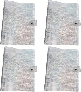 Tofficu 4 peças de capa de fichário suprimentos de papelaria pasta de folhas soltas fichário de diário planejador de páginas capa transparente fichário de diário fichário de orçamento transparente a5 revista caderno branco