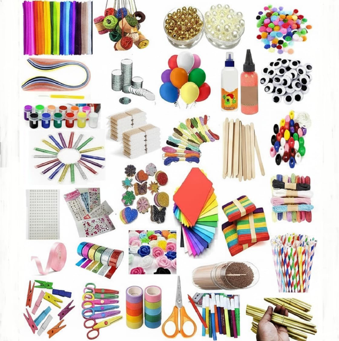 craftwings Mega Art & Craft Kit, DIY Craft Kit for Girls & Boys, 35 Items in 1 Craft kit for Kids Creativity
