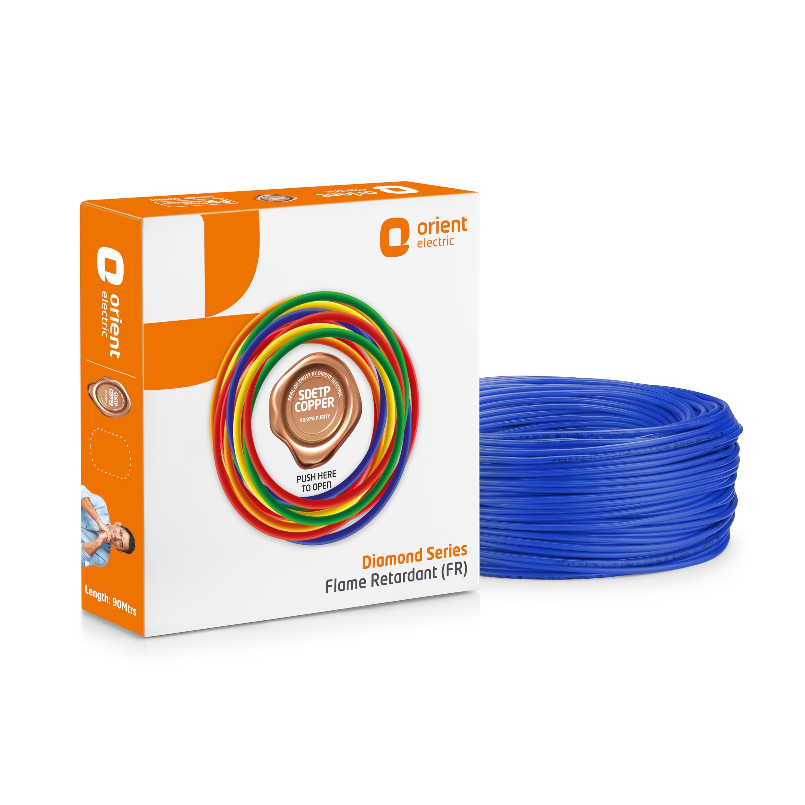 Orient Electric 4.0 Sq mm Blue Class 5 1100V FR Electric Wire (90 Metre)-picture-12