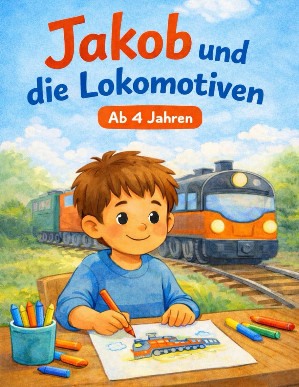 Jakob und die Lokomotiven: Eine Geschichte über Träume, Zeichnungen und Züge
