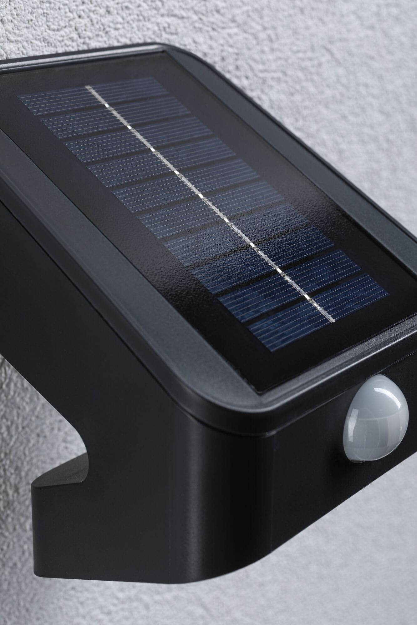 Paulmann 94608 Solarna myjka ścienna LED LeslyTwilight Controlled Motion Detector (IR) IP65Square 113x126mm3000K 5,5W 400lmantracyt plastik
