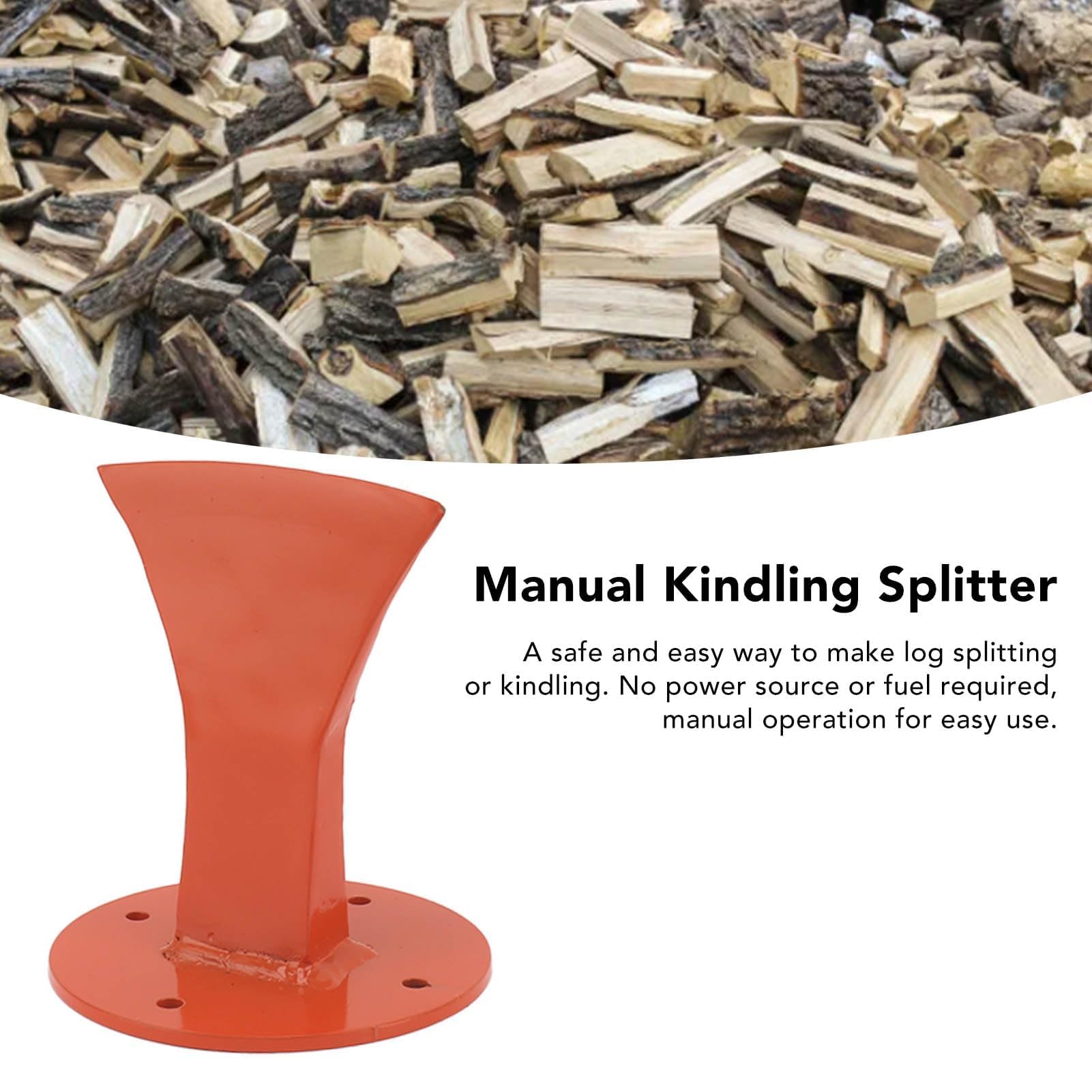 Fendeuse De Bois D'allumage Manuelle, Fendeuse De Bois De Chauffage Durable pour Une Utilisation Intérieure Et Extérieure, Fendeuse De Bois Portable pour Une Coupe De Bûches