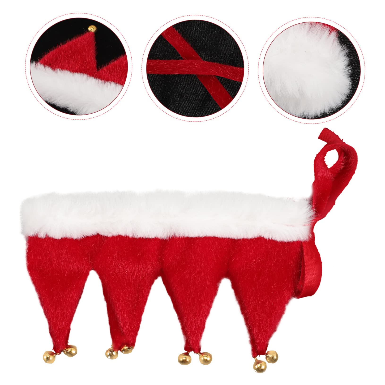Toddmomy 5pièces Collier De pour Chien Et Chat avec Clochettes Accessoire De Fête pour Animaux De Compagnie Décoration Festive pour De pour Look Adorable Lors Photos Et Familiaux