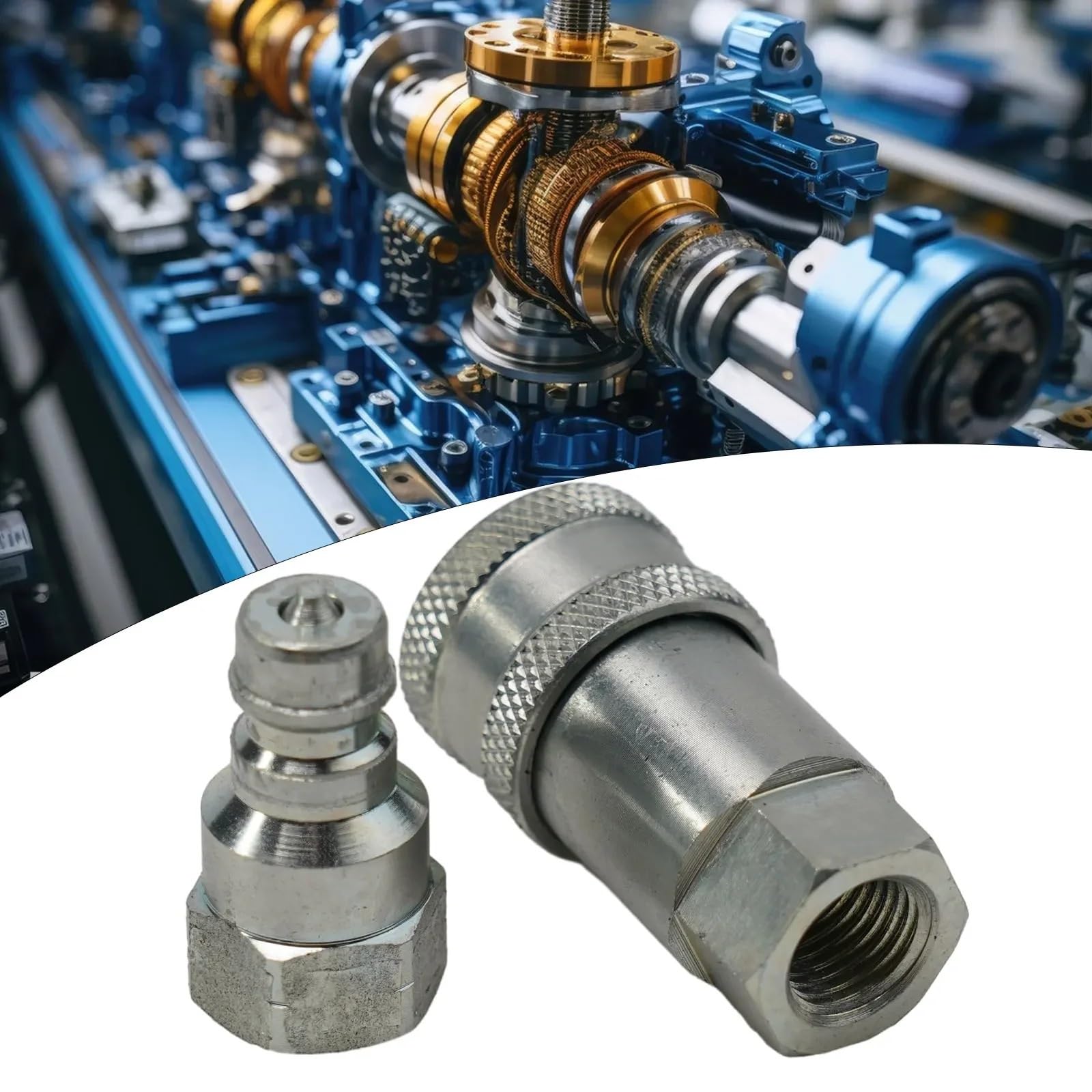 Accesorio de liberación rápida ISO7241-A NPT ISO A Conector de Acoplamiento hidráulico 1/4", 3/8", 1/2", 3/4" NPT1 Herramientas de Interfaz de Cambio rápido(NPT-1)