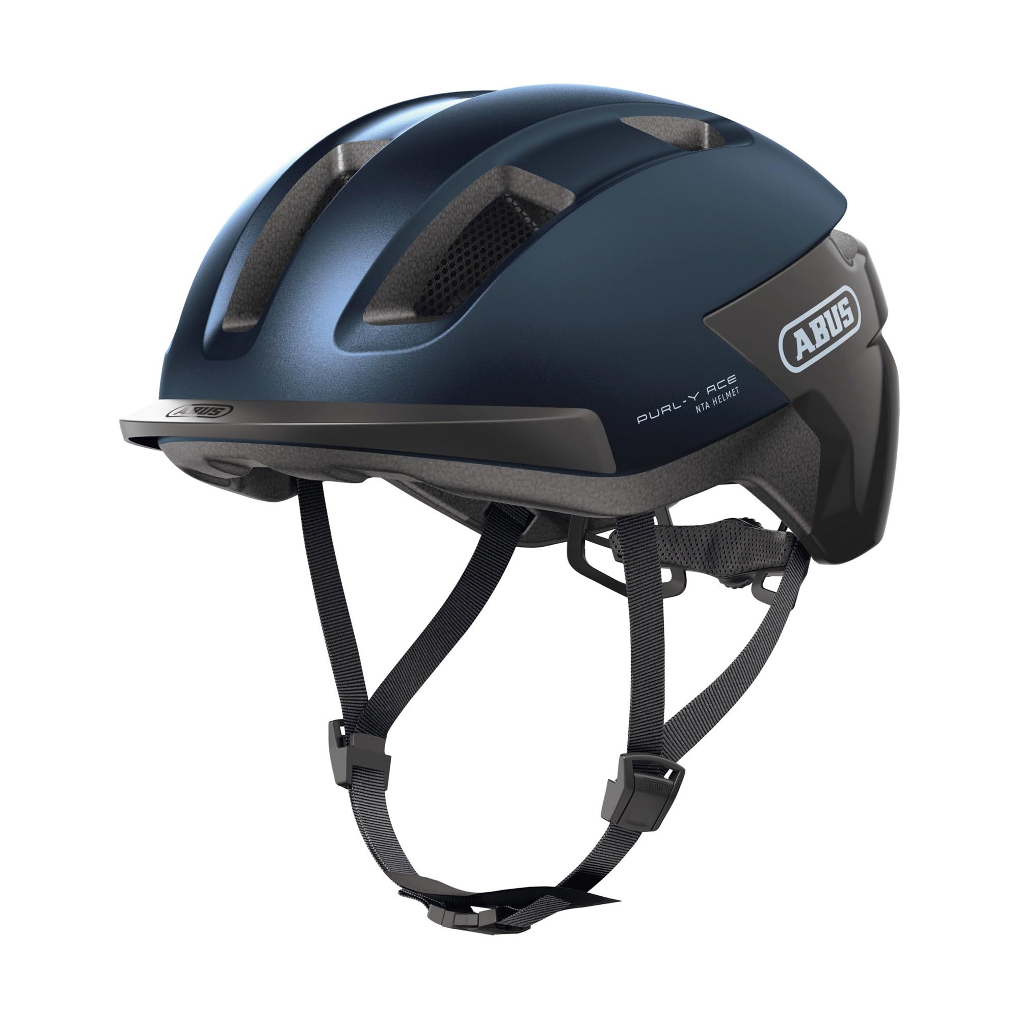 ABUS Casque de vélo Purl-Y ACE avec lumière LED NTA Protection Adultes Adolescents