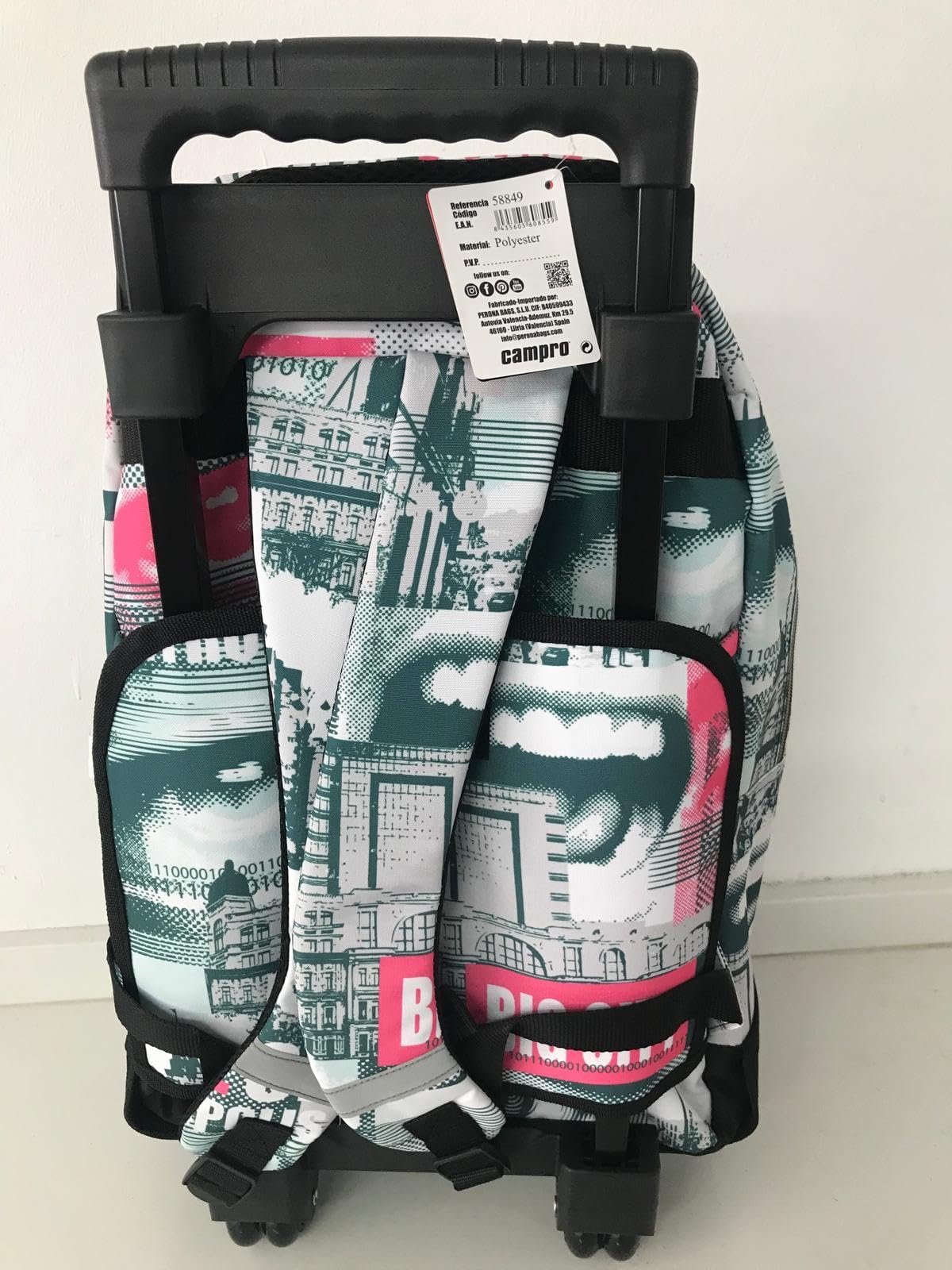 Zaino Junior porta computer con ruote Compact Campro Indiana Perona 58849