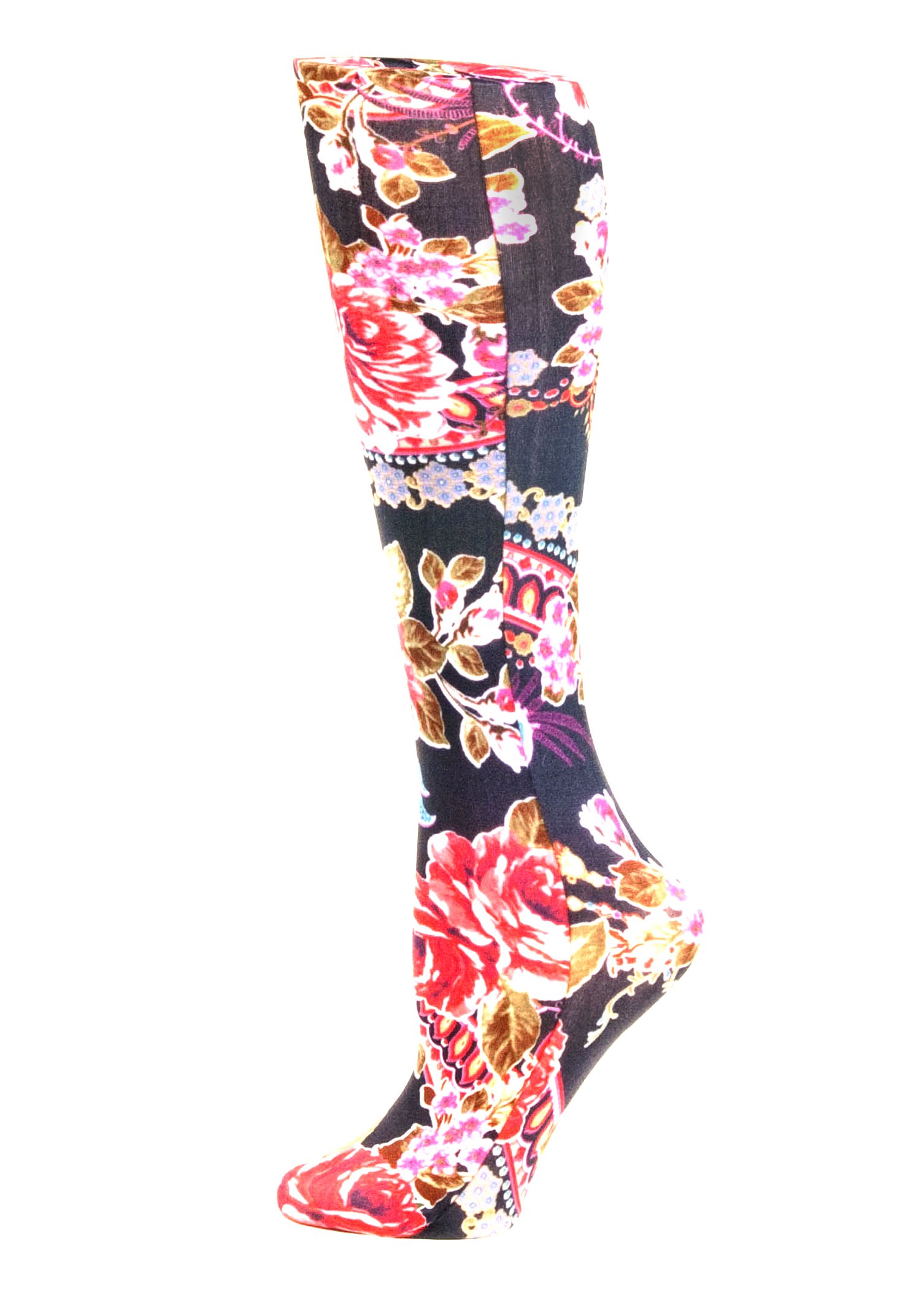 Celeste Stein Therapeutic Graduated Women Compression Socks, Diabetic Socks For Womens, 8-15 mmHg For Regular Calf