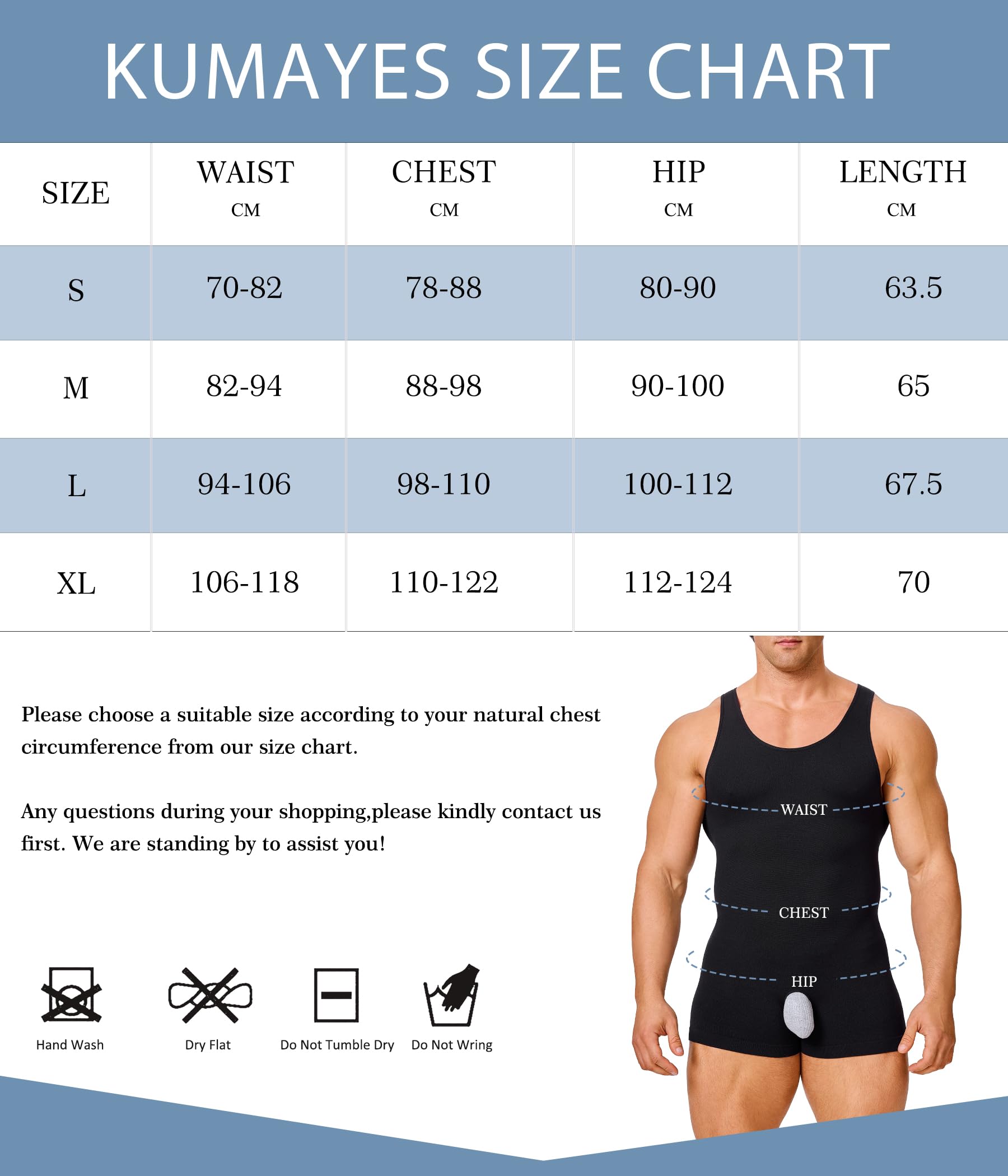 KUMAYES Camiseta Compresión Hombre Chaleco Faja Reductora Hombre Adelgazantes Full Body Shaper Fajas