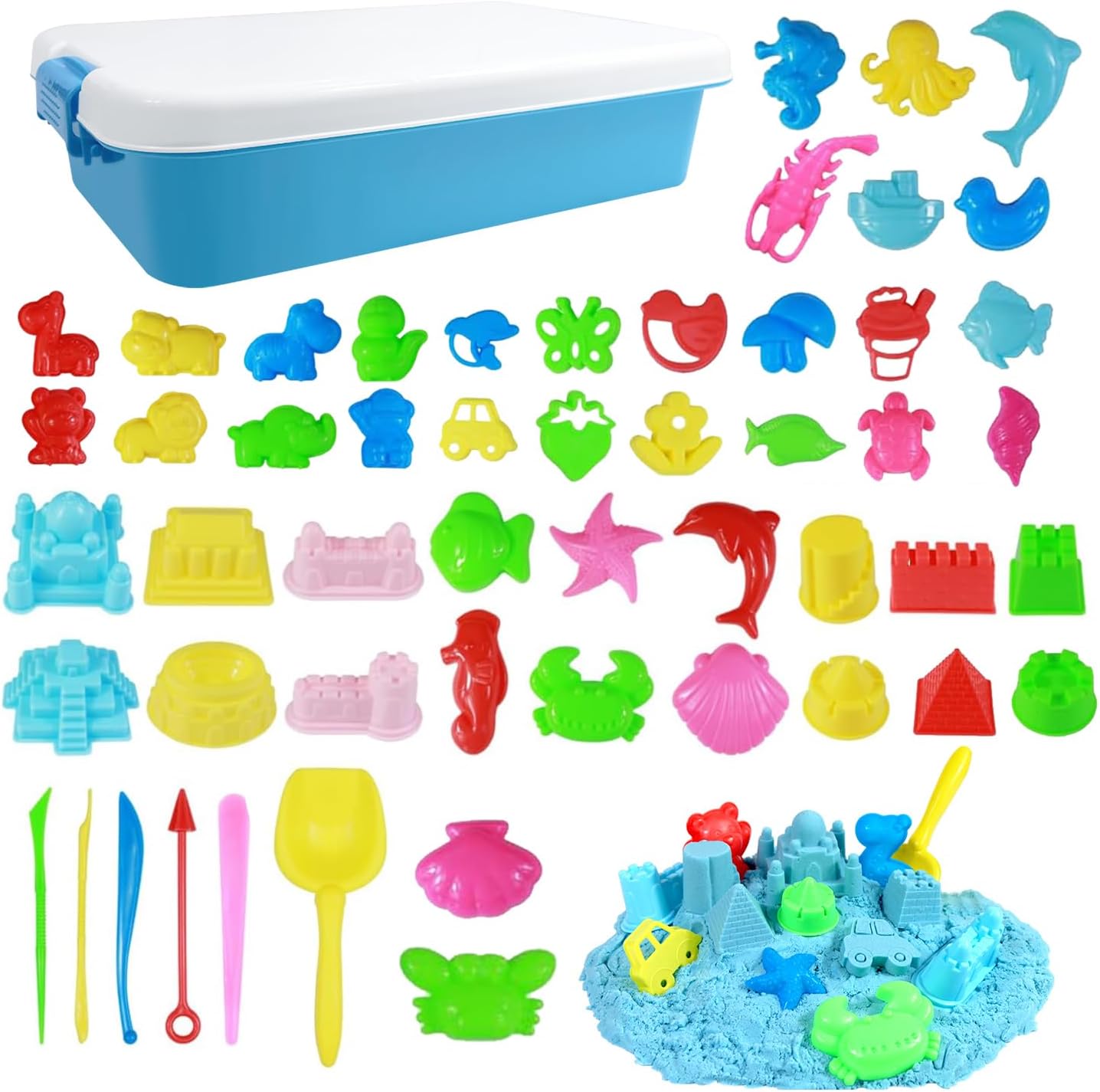 Play Sand Kit, 51Pcs...