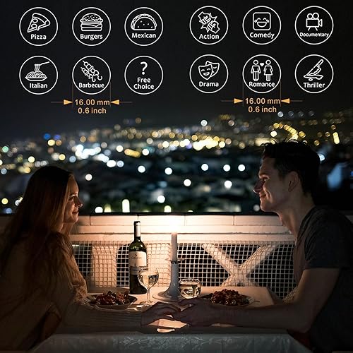 Miniatura 2 de Divertidos regalos para el día de San Valentín para él, su aniversario, cita, noche, dados para novia, novio, 1 año aniversario para marido, esposa,