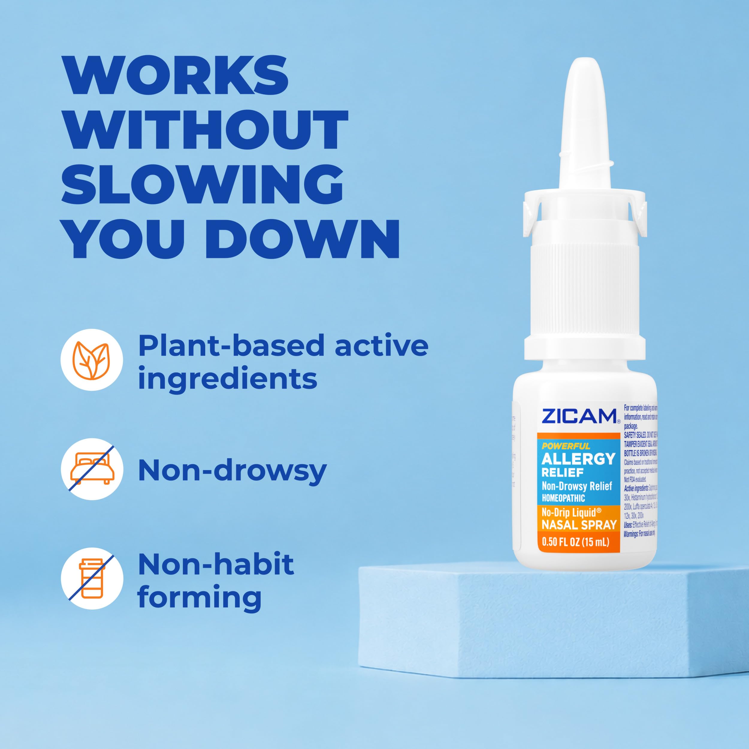Zicam Allergy Relief No-Drip Liquid Nasal Spray Non-Drowsy, 0.5 Ounce — Amazon image 4