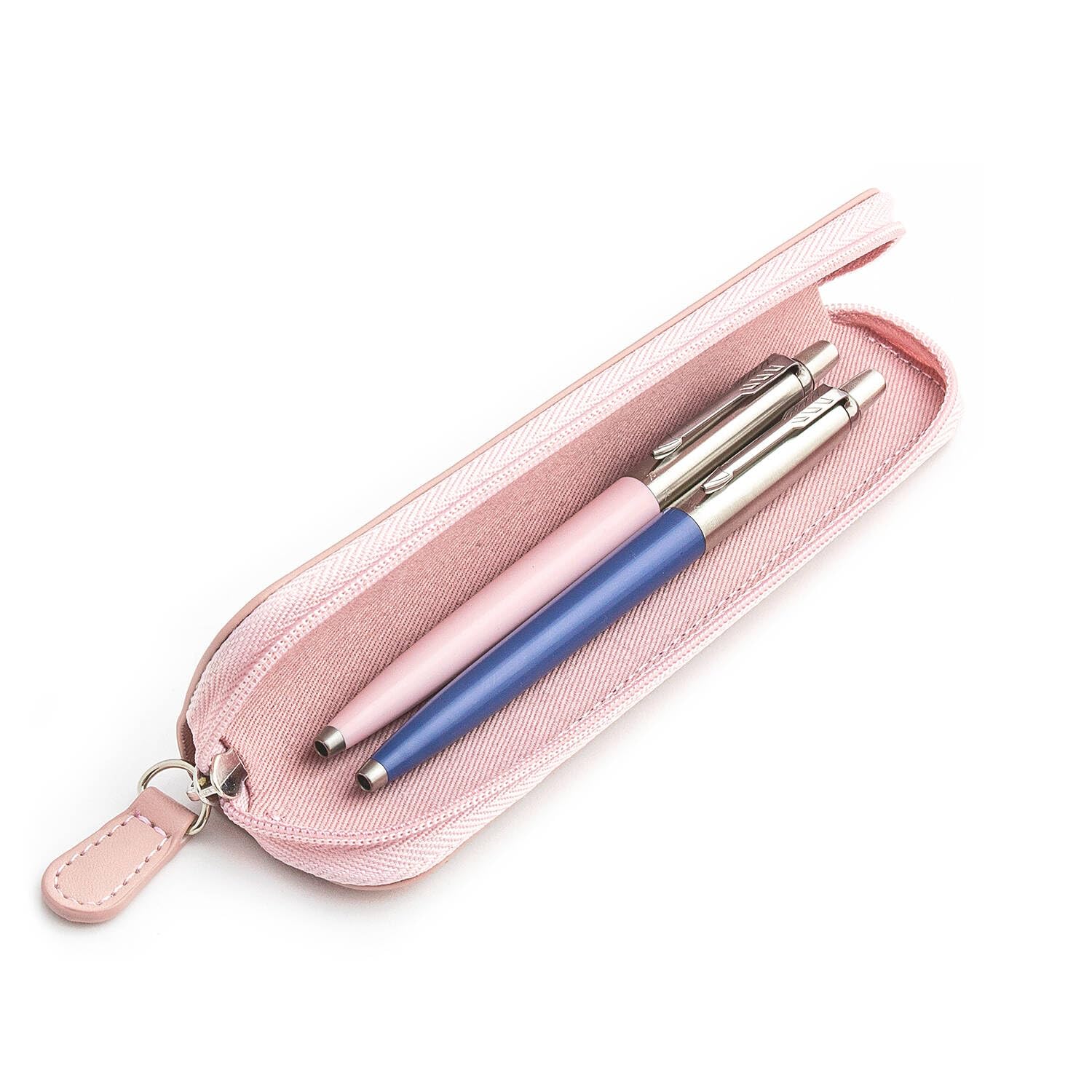 Parker Jotter Originals Pink and Blue Denim Pen Set with Pink Case | Retro Design | Refillable with QuinkFlow Ink | Great for Women, Students, Teachers and Anyone