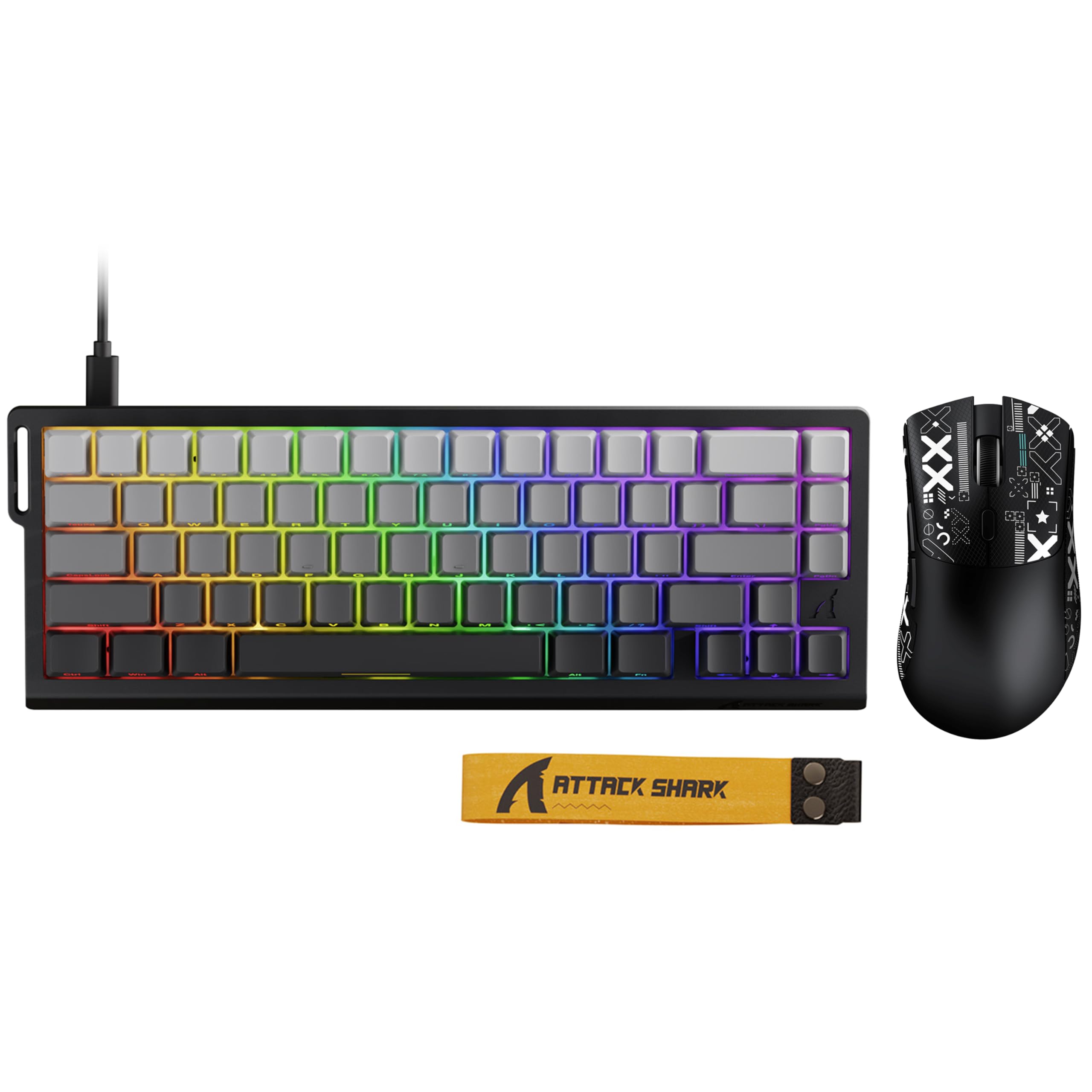 Amazon | ATTACK SHARK X68HE ラピットトリガー ゲーミングキーボード