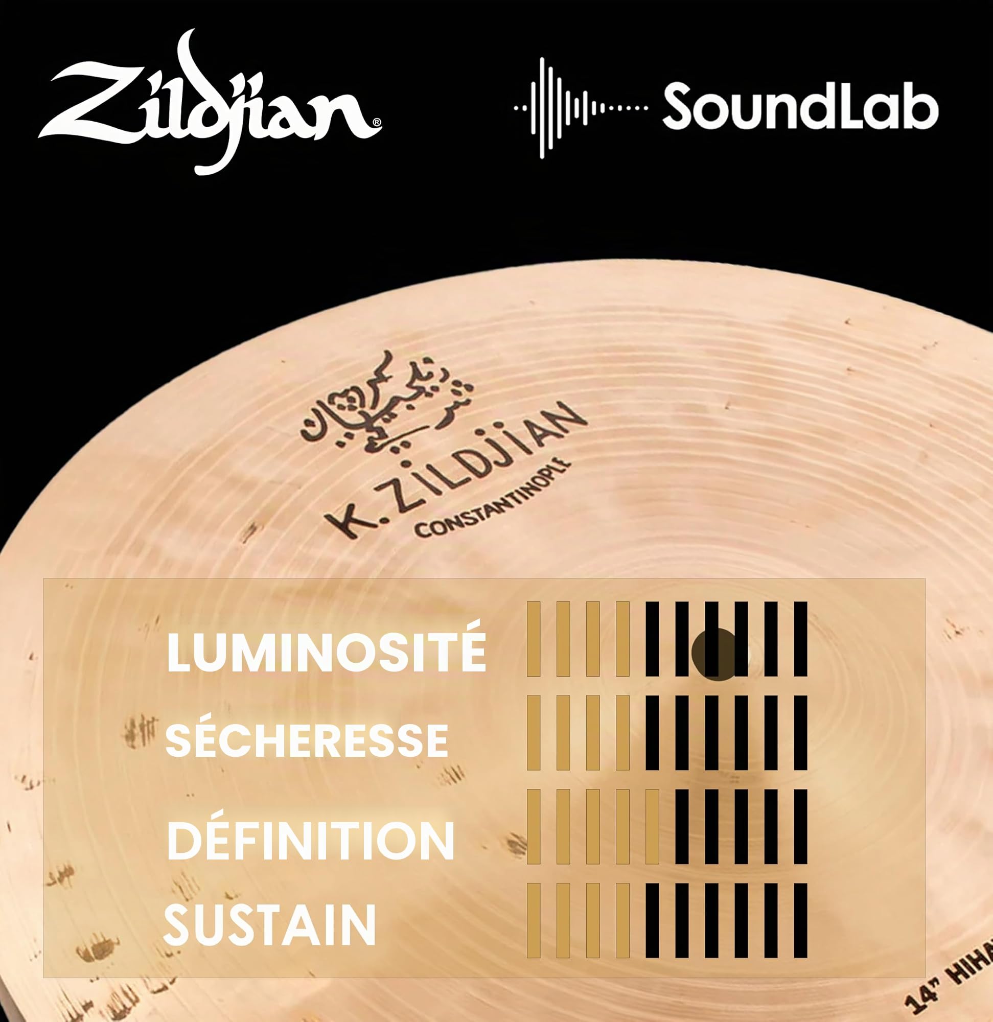 Zildjian K Constantinople Series - 14" Hi-Hat Cymbals - Pair