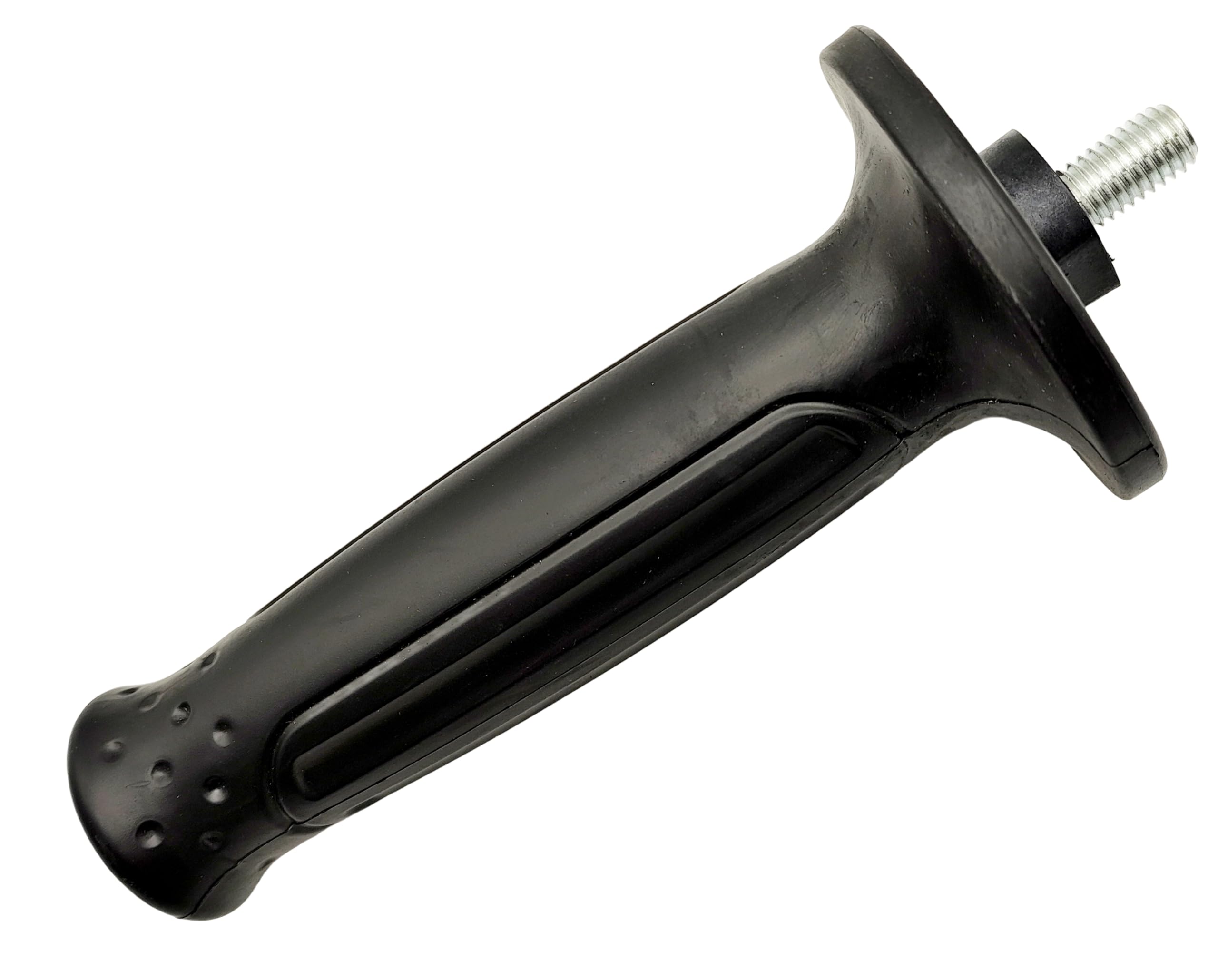 Professional soft hard rubber handle M8, M10, M12 with vibration damping for fine, Metabo, Bosch, Hilti, Makita, Flex and angle grinder, robust heavy design, 200-220 g (M10)
