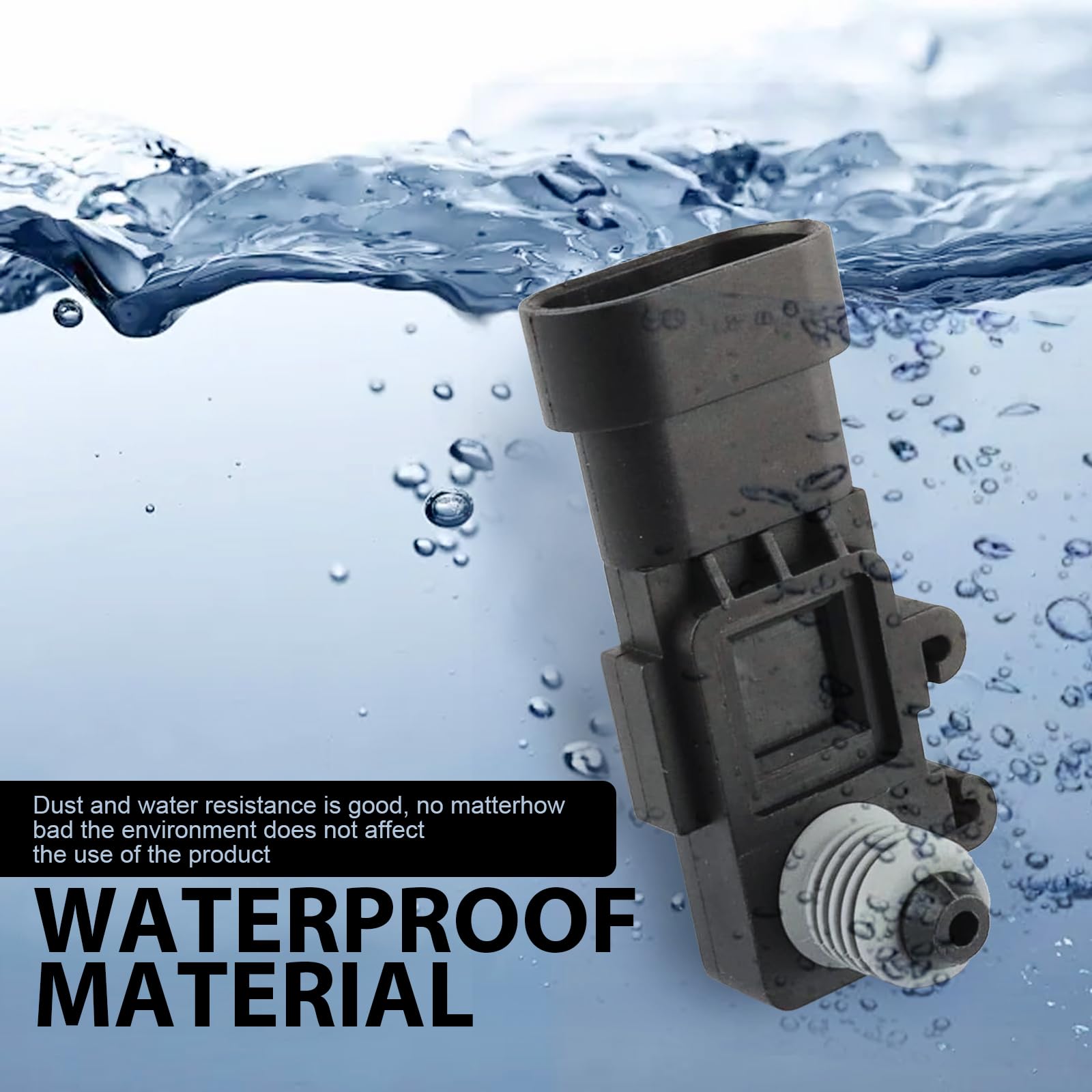 Fuel Injection Pressure Sensor - 3 Pin Plug & Play For Delphi III (OEM #16238399)