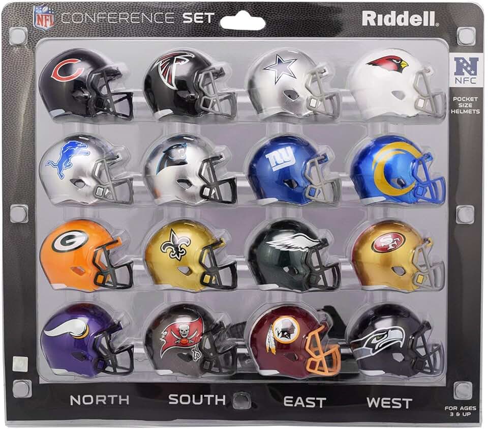32 mini nfl helmets