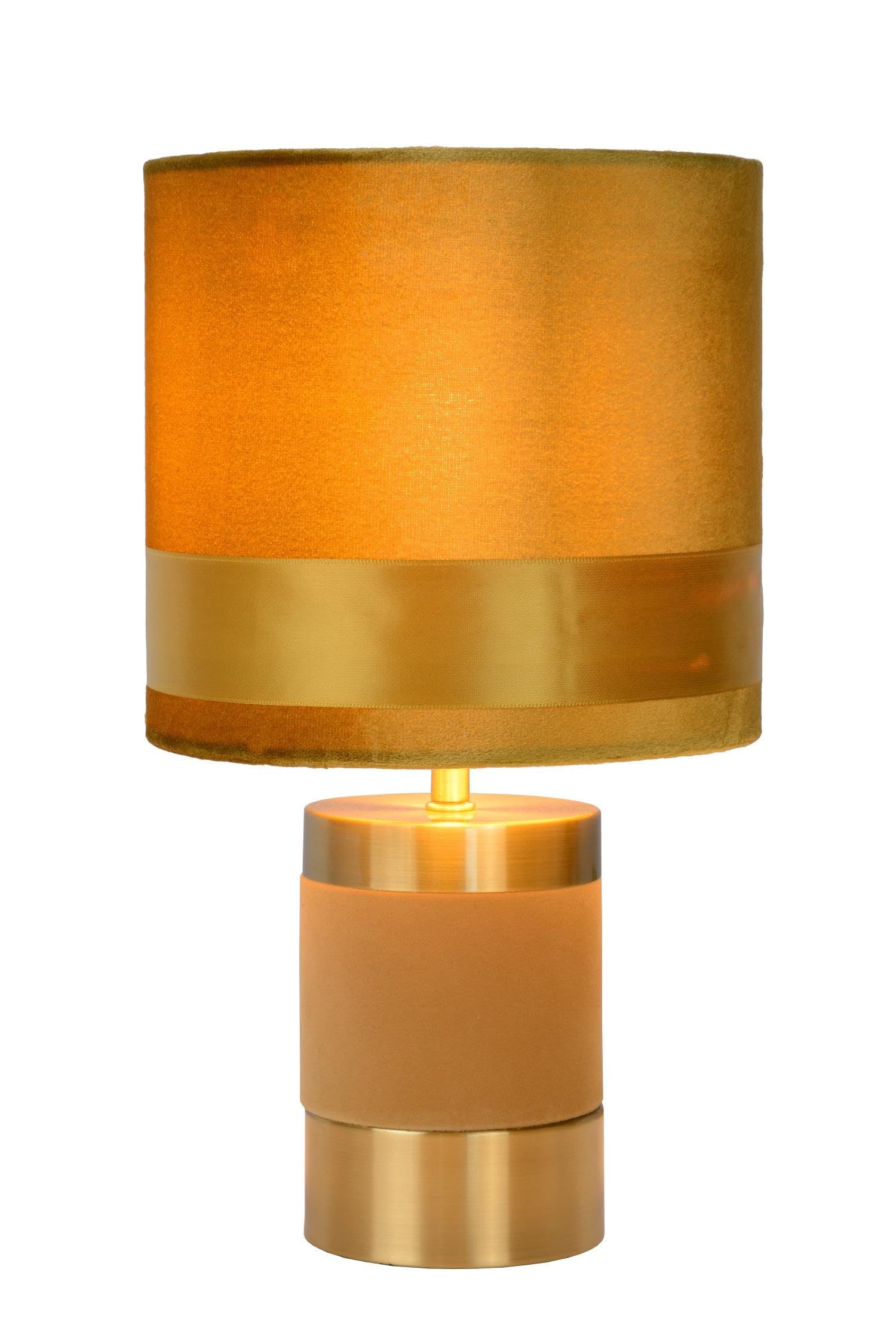 LUCIDE EXTRAVAGANZA FRIZZLE - Tischlampe - Ø 18 cm - 1xE14 - Gelb