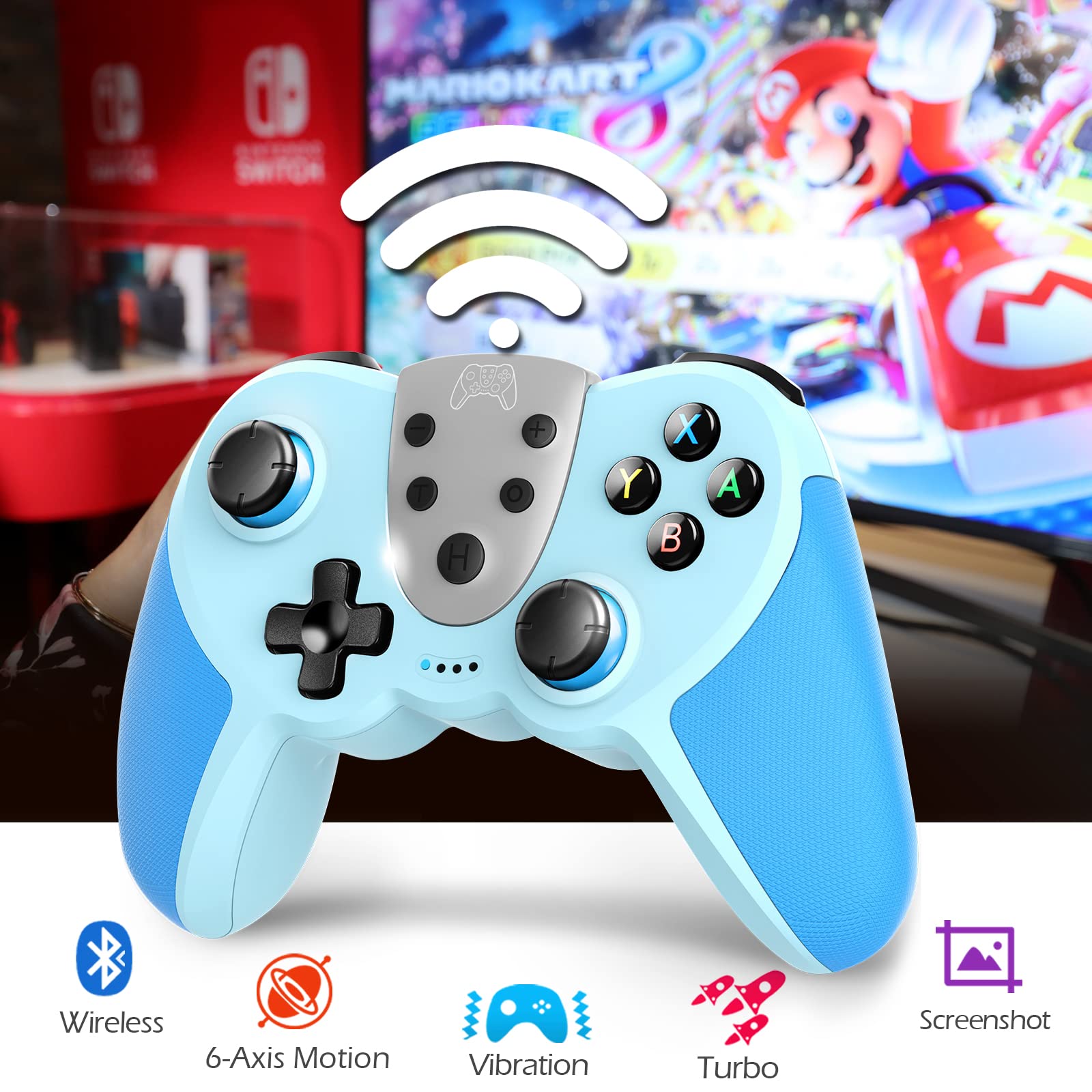 Amazon.co.jp: TERIOS スイッチ コントローラー Switch コントローラー 