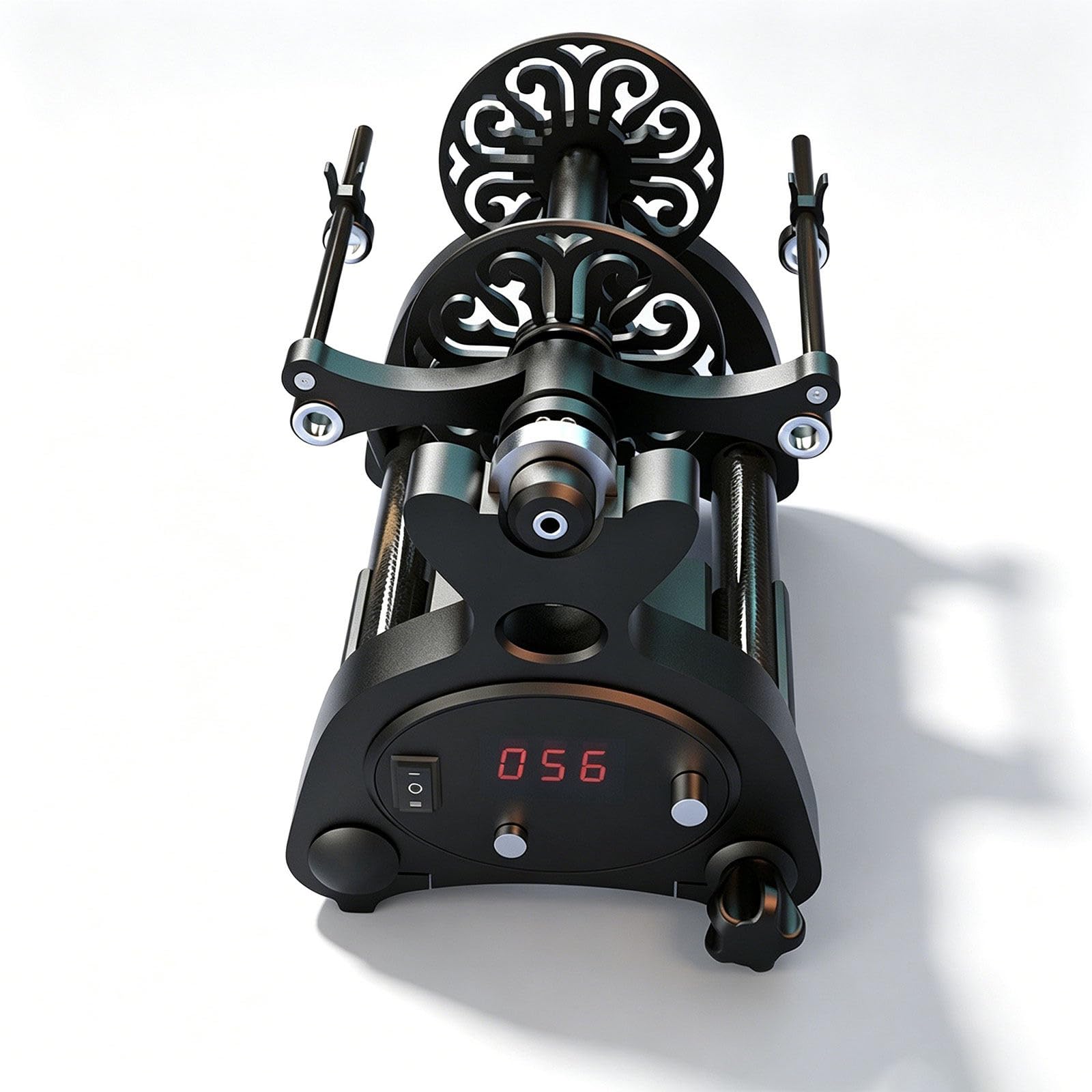 Electric Spinning Wheel 800RPM, 8oz Wool Yarn Winder for Spinning Black