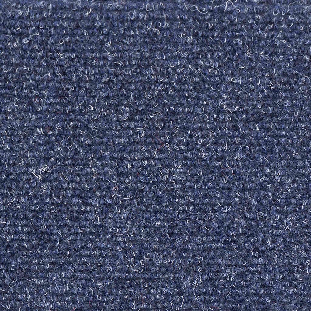 Tapis d'escalier Autocollants 30 pièces 56 x 17 x 3 cm Bleu Demi-Rond Marchettes d'escalier, Moquette Escalier de sécurité d'intérieur Antidérapant pour Aînés et Animaux de Compagnie