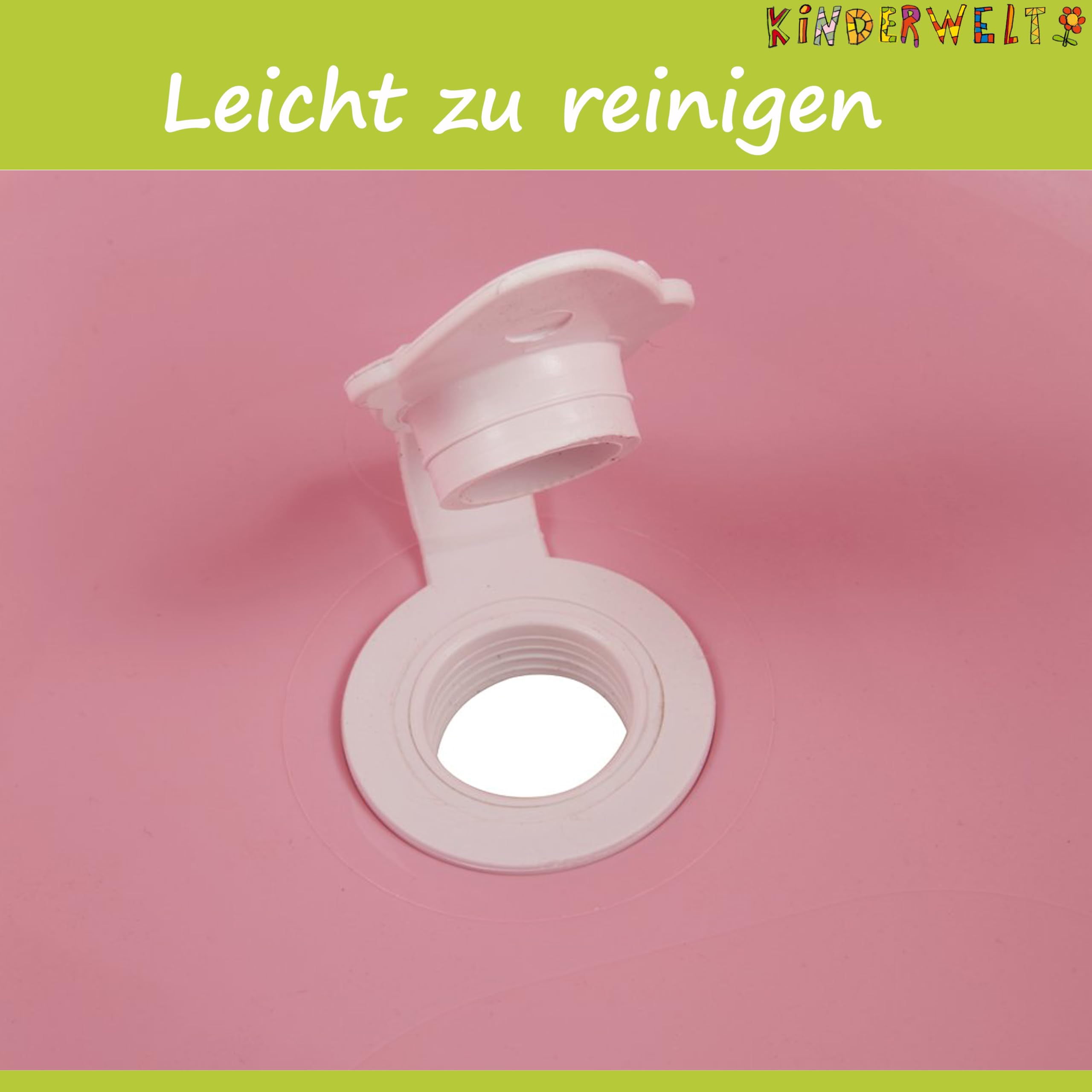 KiNDERWELT Babywanne 84 cm - Baby Badewanne mit Disney Minni Maus Motiv - BPA-Frei - Wanne zum Baden für Babys und Neugeborene - rosa