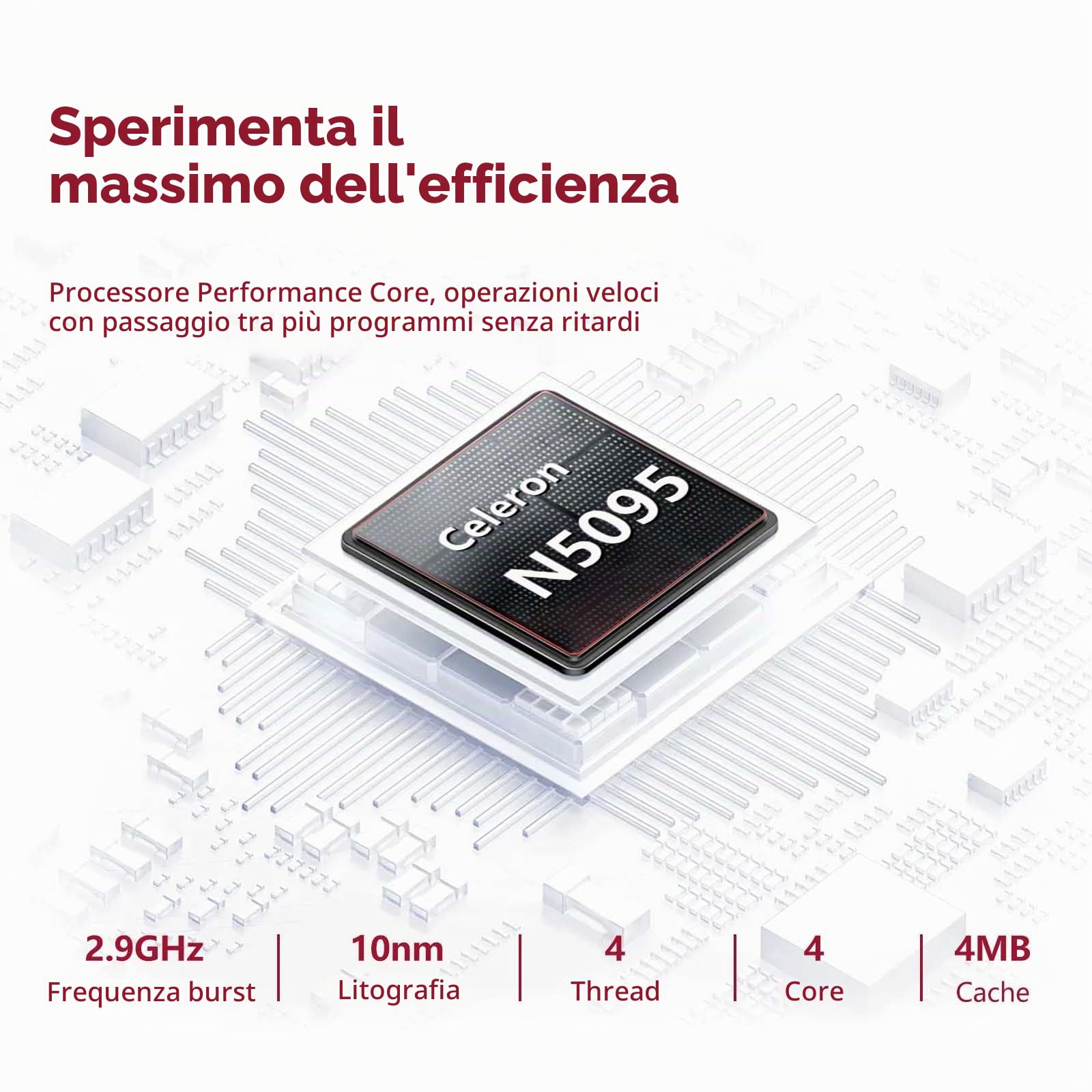Portatile PC 15,6 pollici, Notebook 24GB RAM 512GB SSD processore N5095 grafica UHD, Computer portatile FHD 1920 * 1080 con WiFi 5/USB 3.0/tastierino numerico/tastiera retroilluminata/Touch ID Laptop