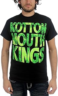 Kottonmouth Kings - Mens Block Letter Leaves T-Shirt in Black