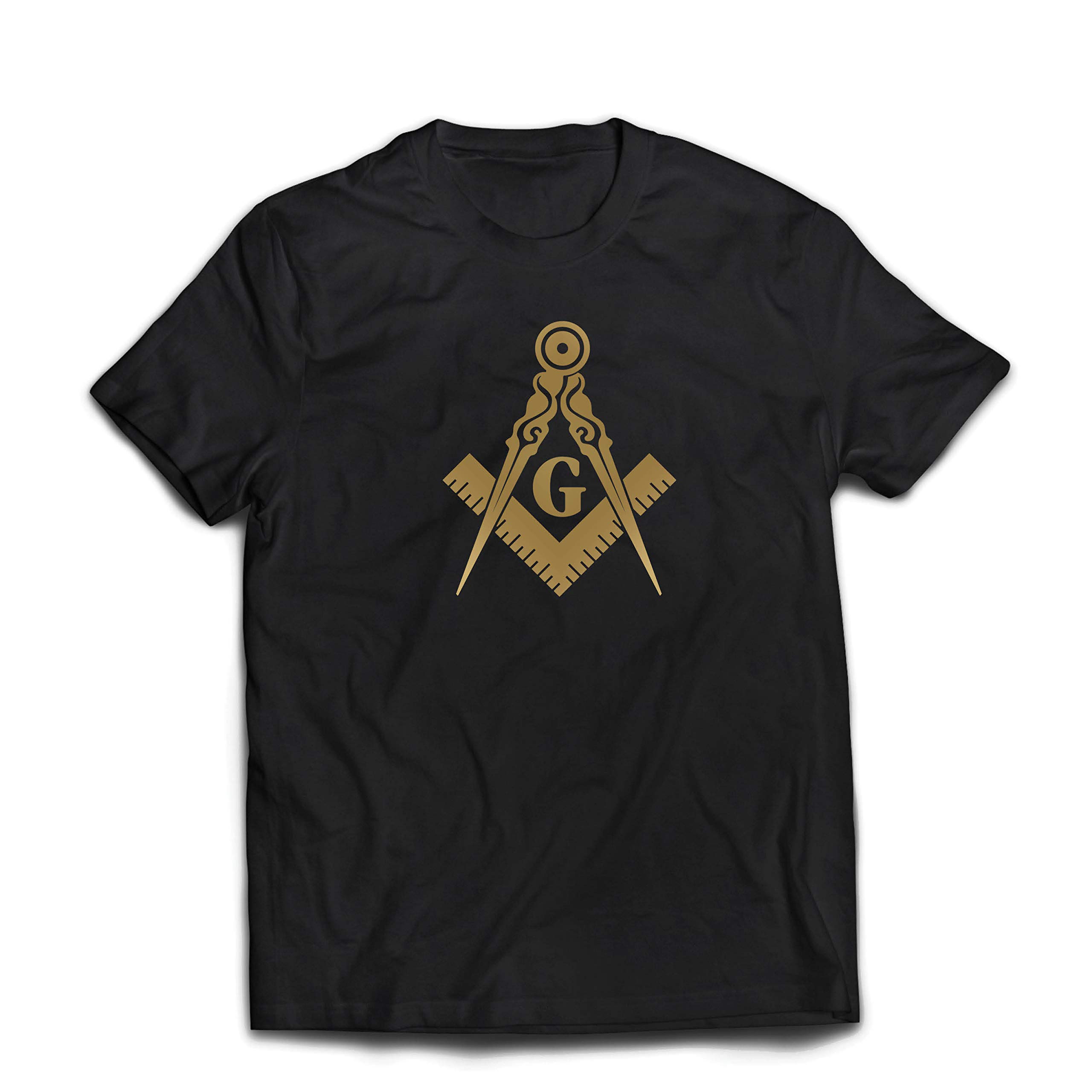 lepni.meFreemasonry Freemason Logo Masonic Square and Compass Men's T-Shirt