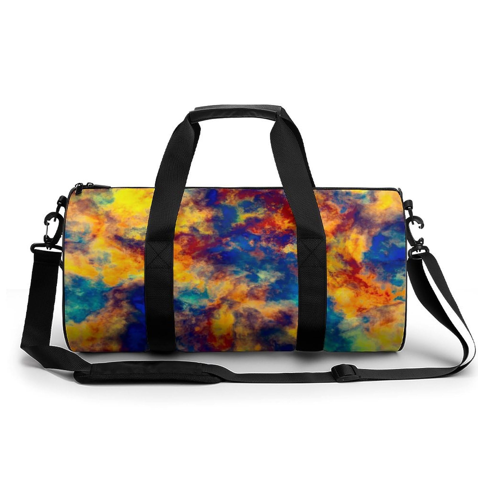 Sac de gym jaune aquarelle compact pour optimiser vos rangements - 8