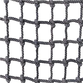 Adult Kids Climbing Cargo Net, Garden Climbing Net Climbing Frame Net, Tree House Rope Ladder Fried Decorative Net, Suitable for Outdoor, Playground, Backyard, Obstacle Course Training.(Size:1m*4m)