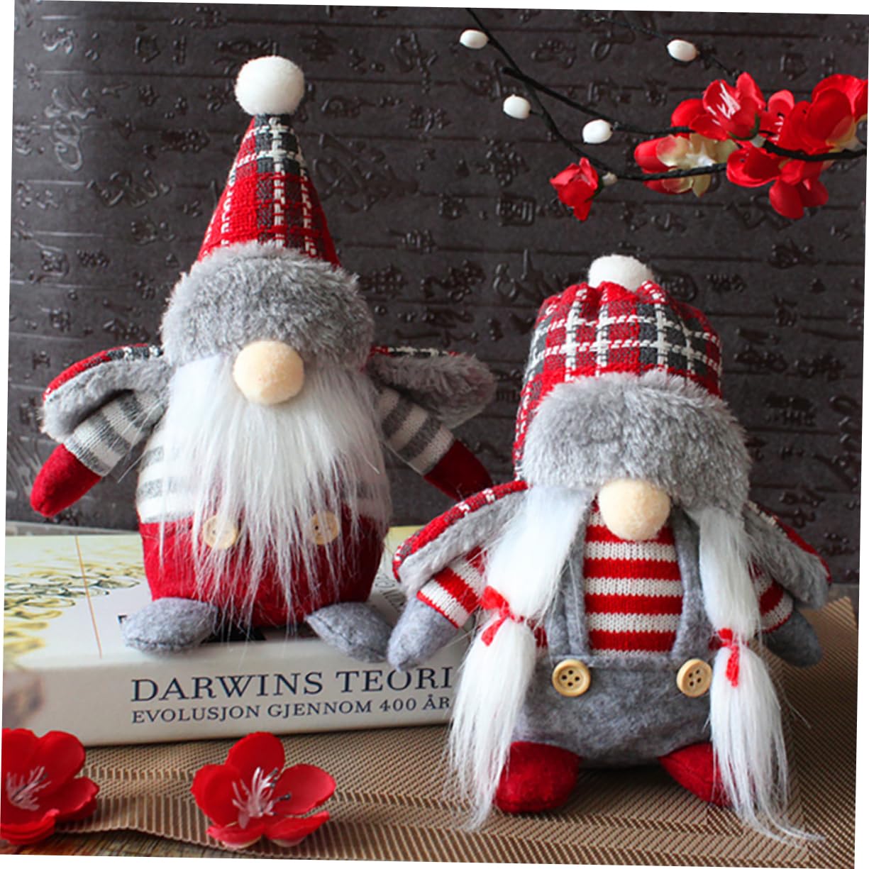 Zerodeko 3sets Puppen GNOME Dekoration Verschiedene GNOME Schmuck Für Weihnachten Parteien 2 Stücke * 3