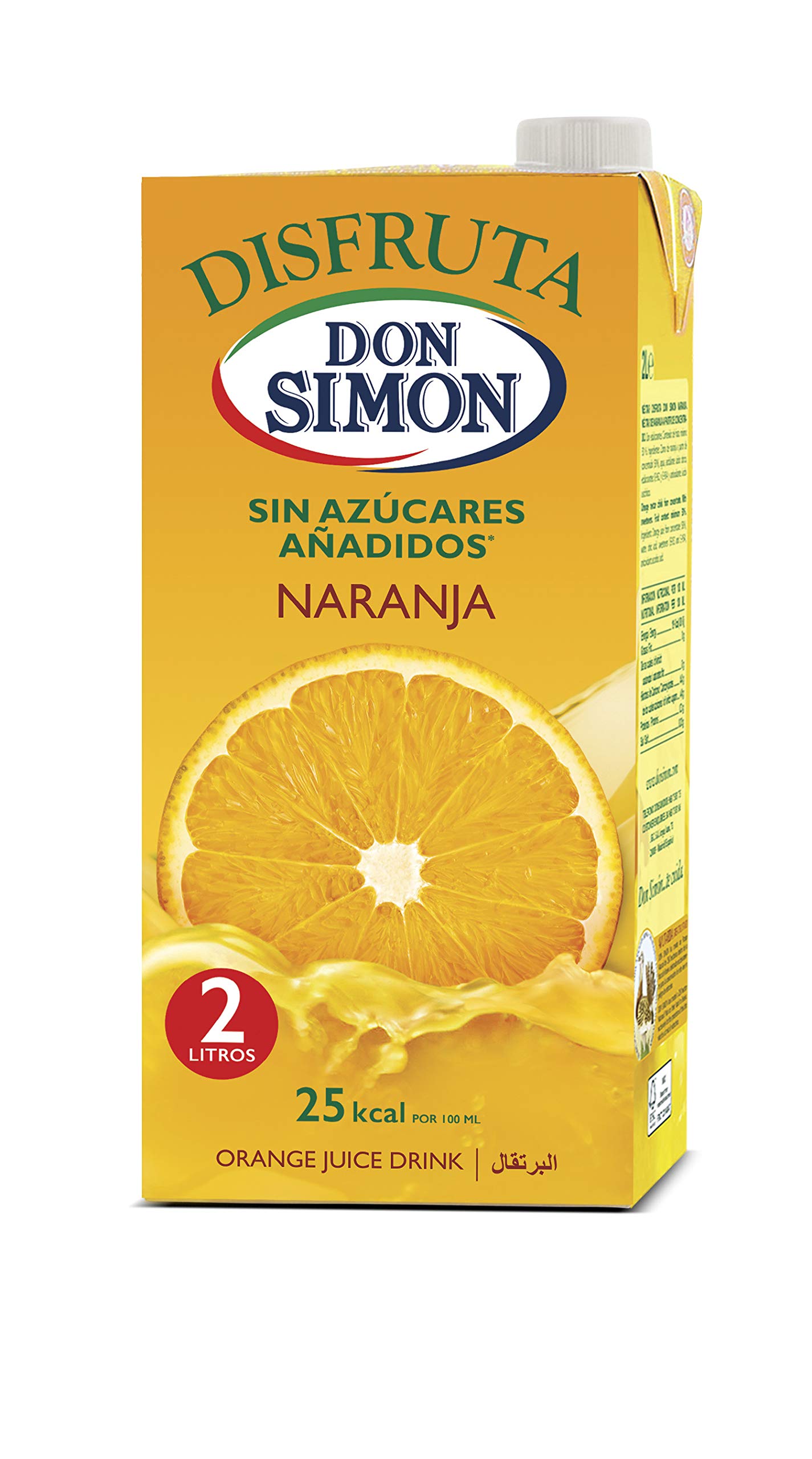 Don Simon Nectar de Frutas Naranja sin Azúcar, 2L