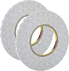 2pcs Fita Adesiva de Dupla Face Forte 2mm/3mm/5mm para Telefone Celular LCD Screen2mm/0,08in Adesivo de Dupla Face (Adesivo de dupla face branco 5 mm)