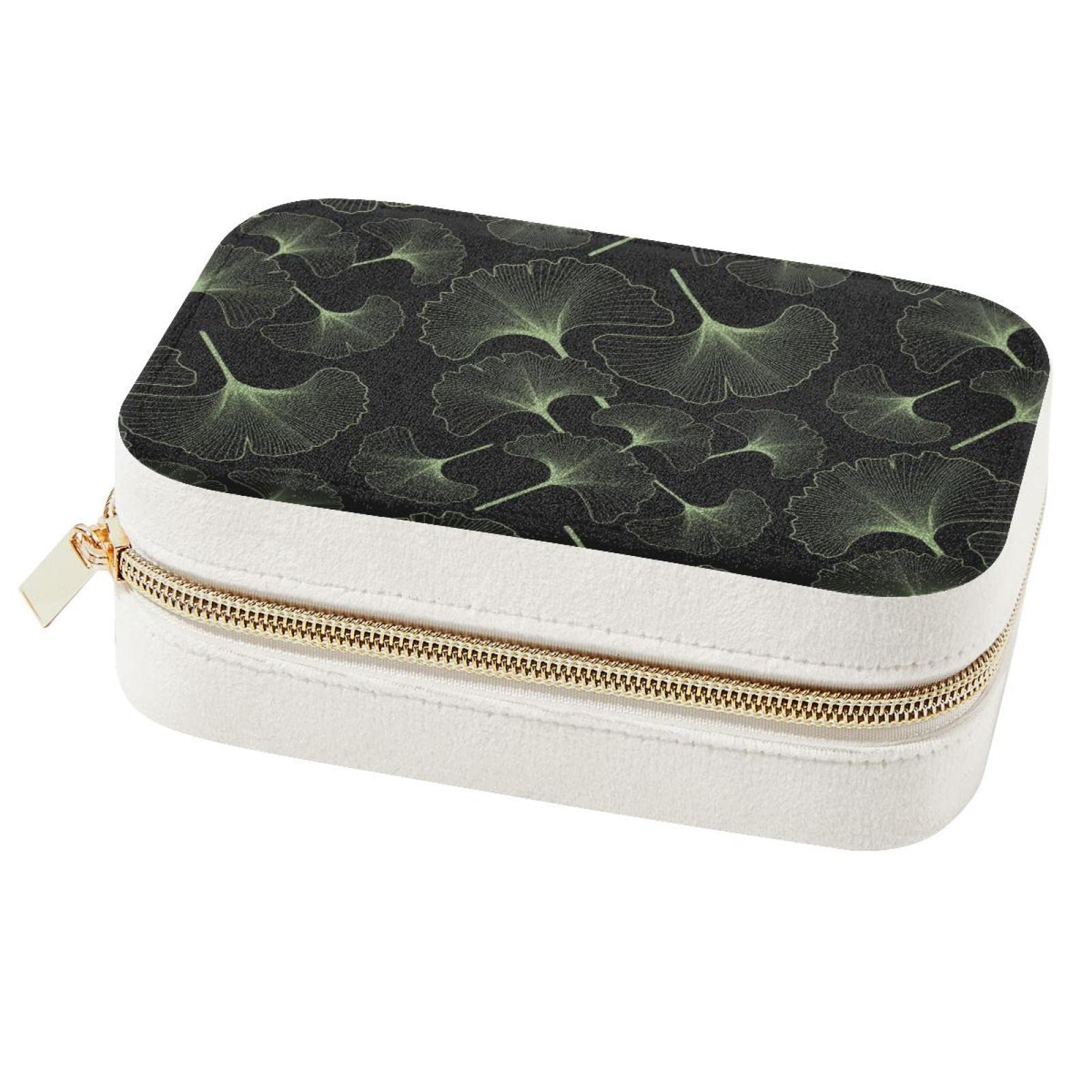 Boîte à bijoux de voyage anti-nœuds avec écrin de rangement bagues