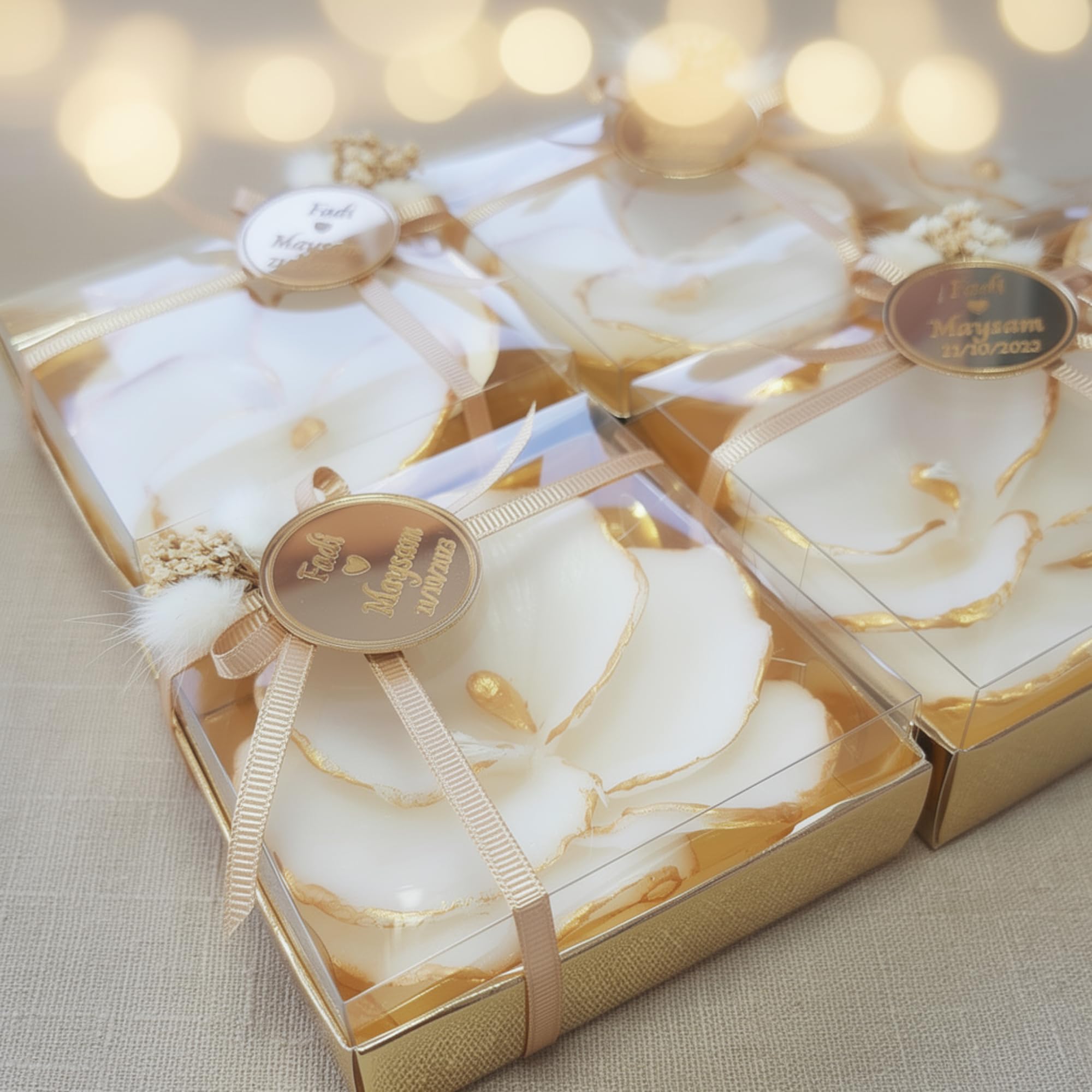 bomboniere matrimonio, orchidea candele bomboniere battesimo, anni ragazzo, comunione, cresima, anniversario di, compleanno bigliettini (4, 10, 20, 30, 50, 100, 150 opzioni disponibili sezione)