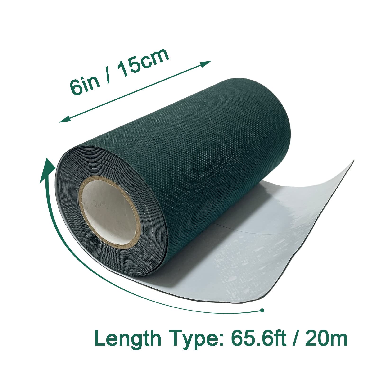 Zyghjort Self-Adhesive Artificial Grass Seam Tape - 6" X 33' Heavy Duty Waterproof Turf Tape - View #6