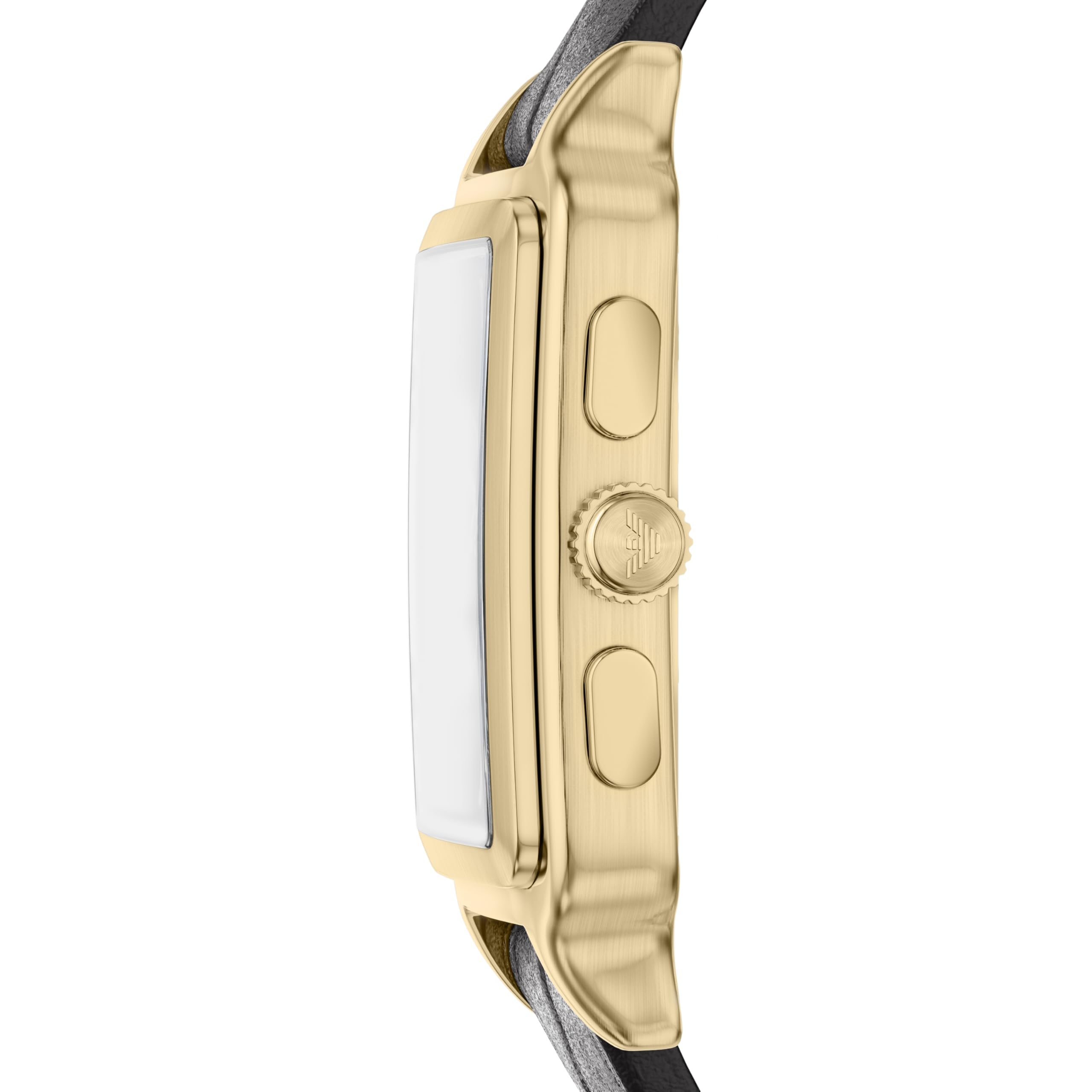 Emporio Armani Hombre Reloj de 38MM de Acero Inoxidable Tono Dorado, AR11753
