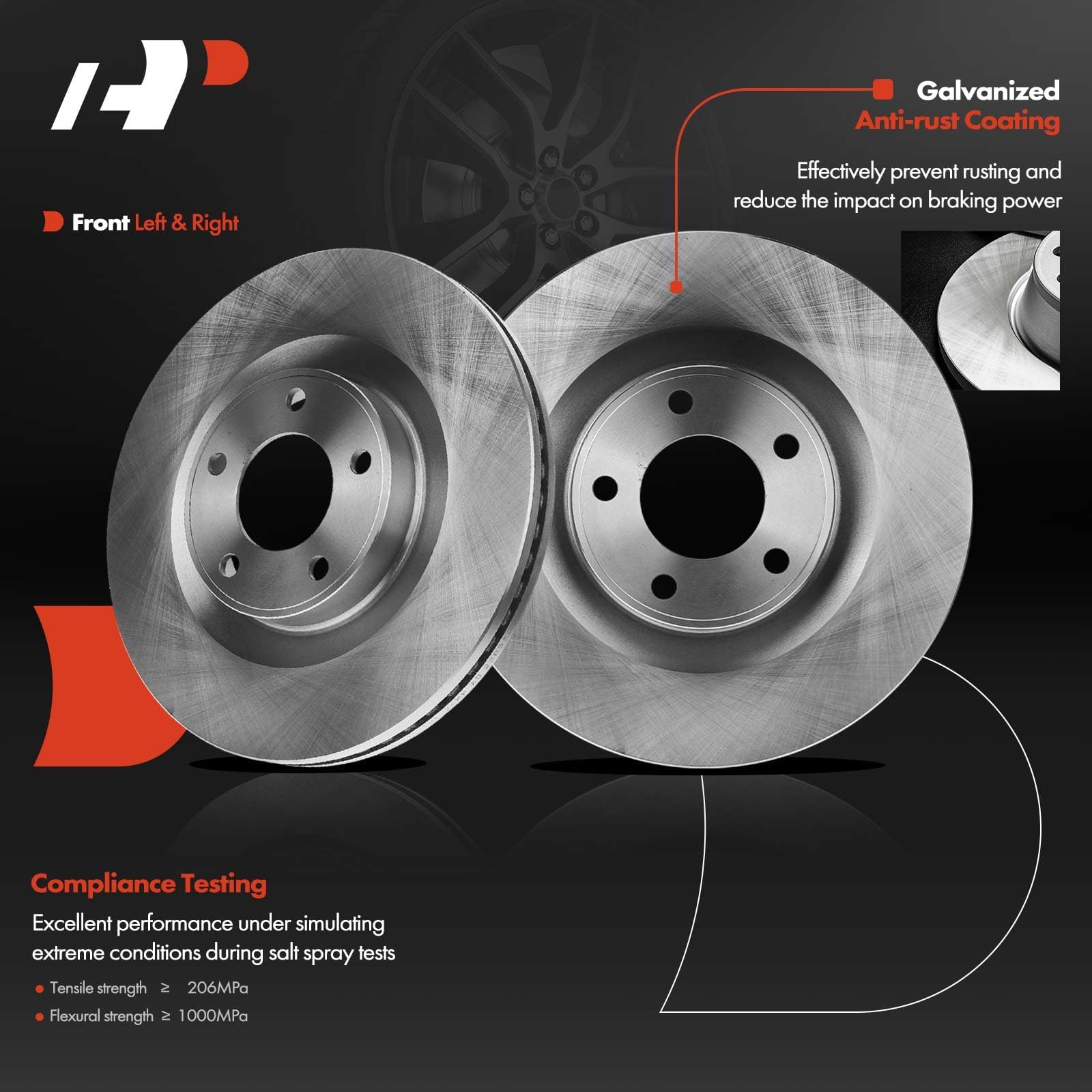 Juego De Pastillas De Freno De Cerámica Performance Gr... | Cuotas Sin